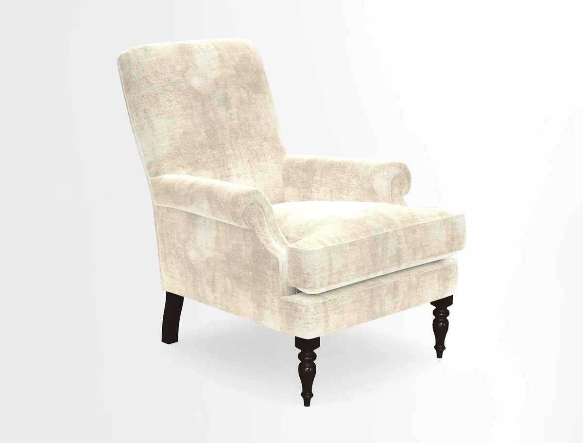 Thistle Chair in Indigo & Wills Morocco Epic Blue