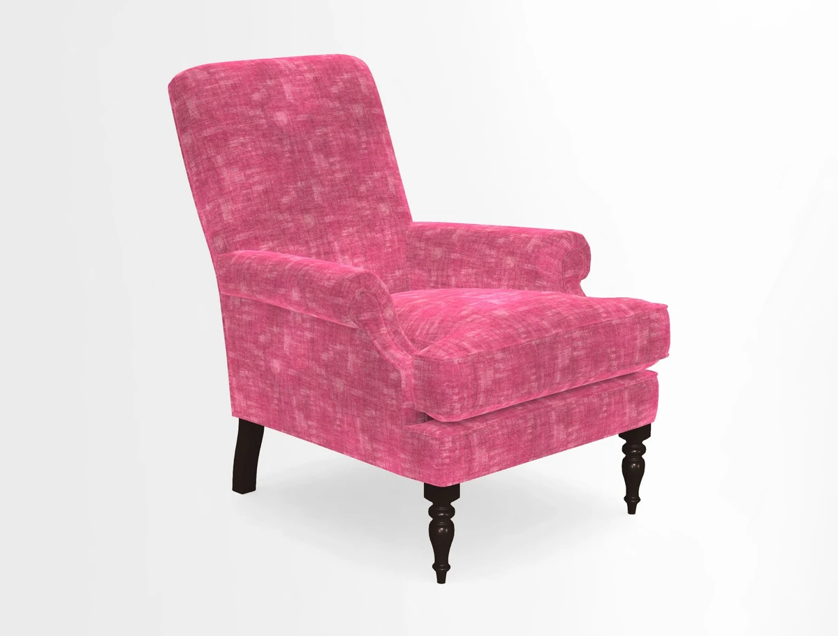 Thistle Chair in Indigo & Wills Morocco Epic Blue