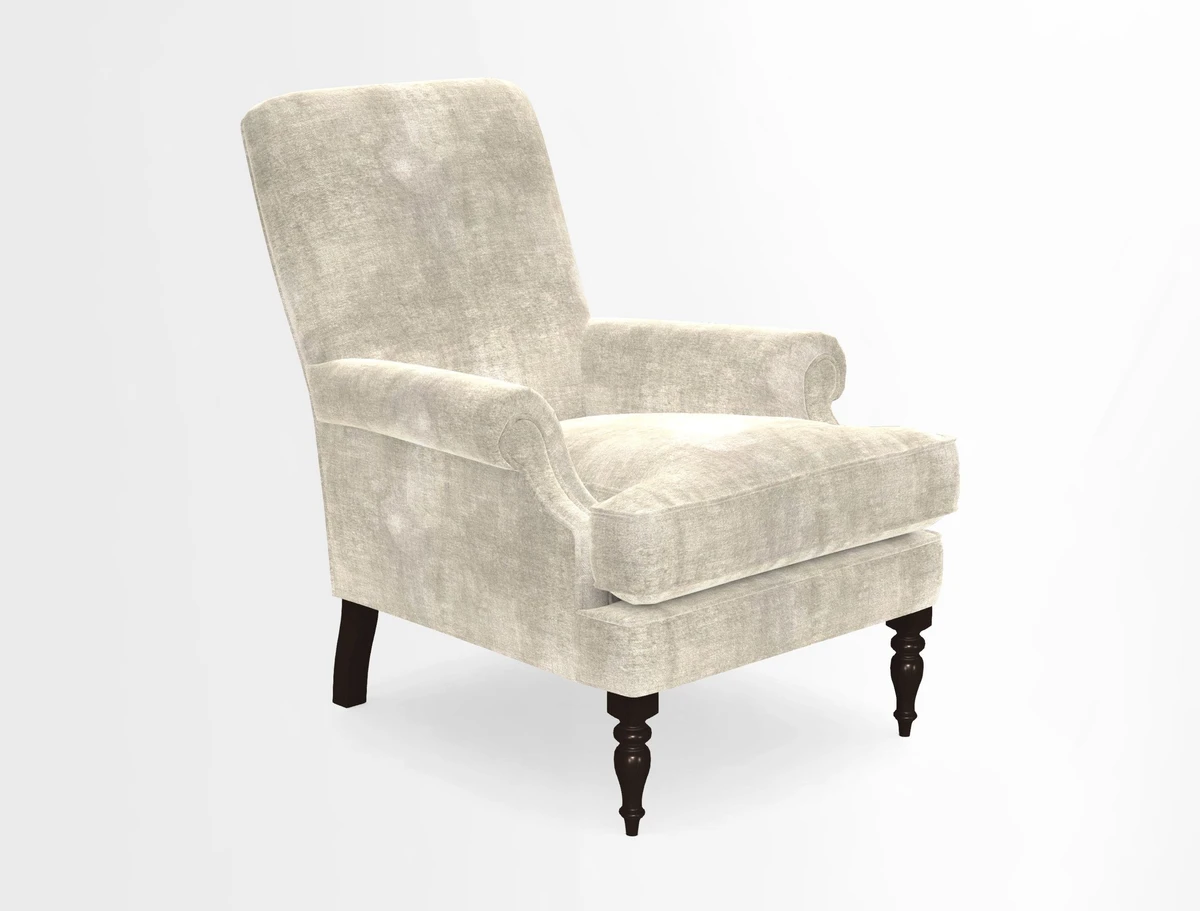 Thistle Chair in Indigo & Wills Morocco Epic Blue