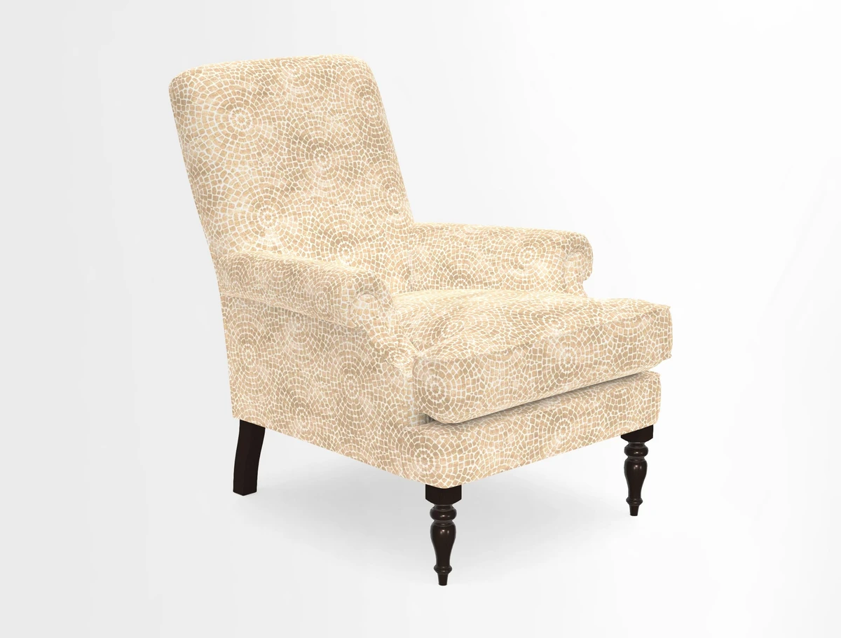 Thistle Chair in Indigo & Wills Morocco Epic Blue