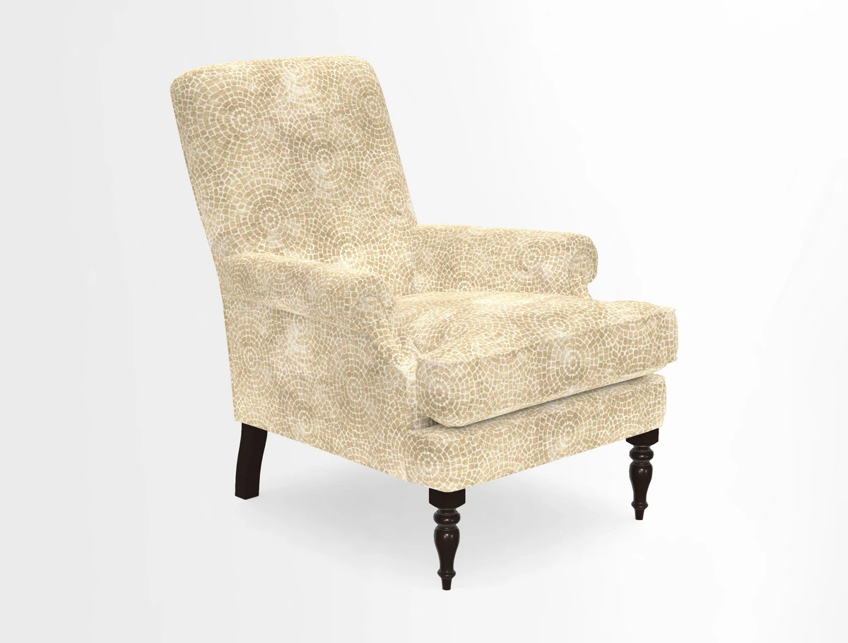 Thistle Chair in Indigo & Wills Morocco Epic Blue