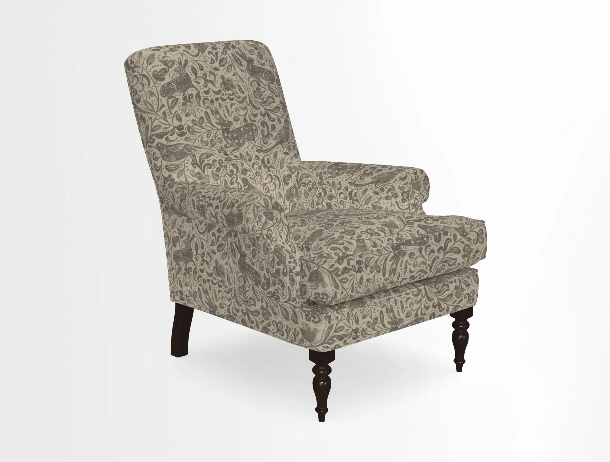 Thistle Chair in Indigo & Wills Morocco Epic Blue