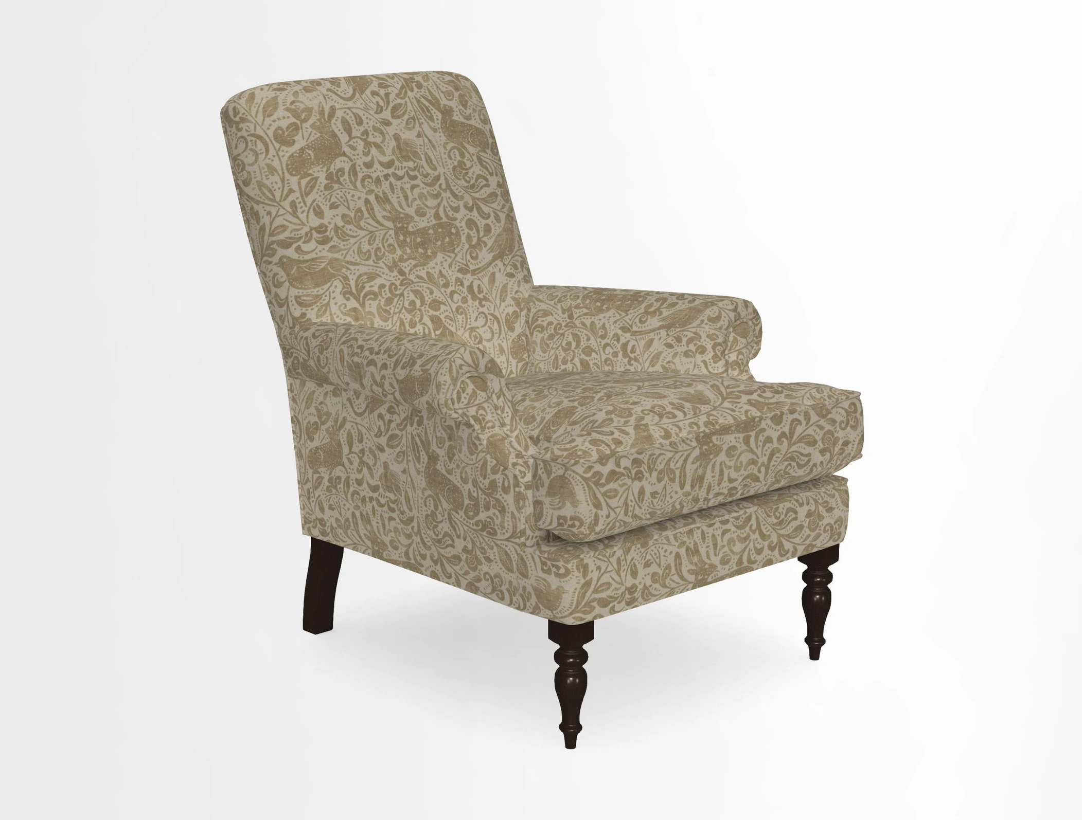 Thistle Chair in Indigo & Wills Morocco Epic Blue