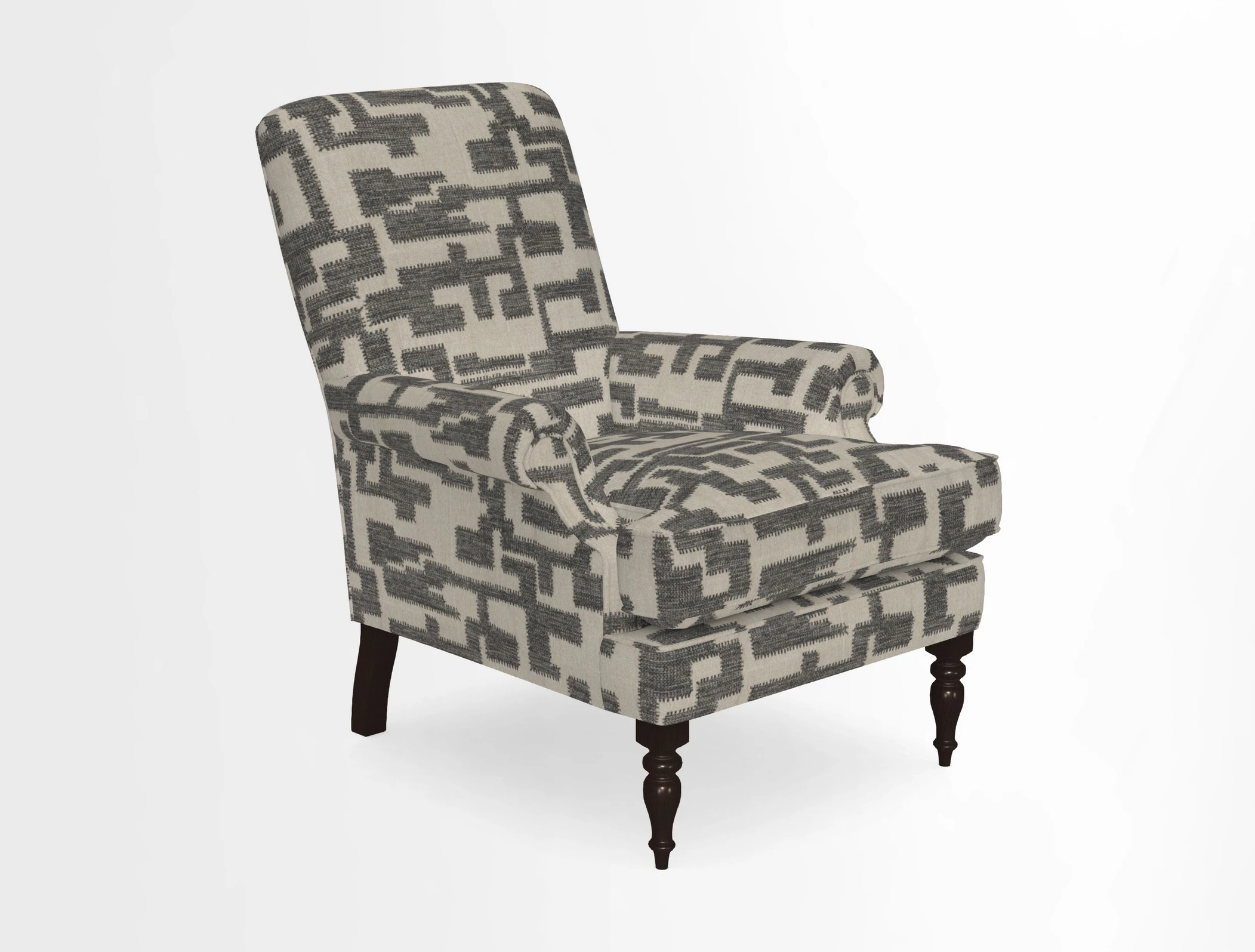 Thistle Chair in Indigo & Wills Morocco Epic Blue