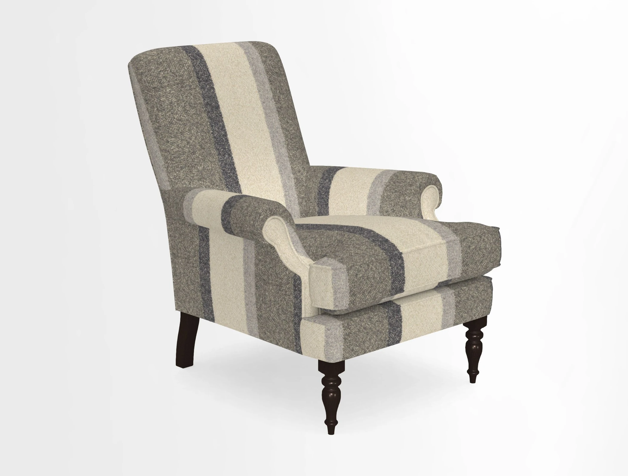 Thistle Chair in Indigo & Wills Morocco Epic Blue