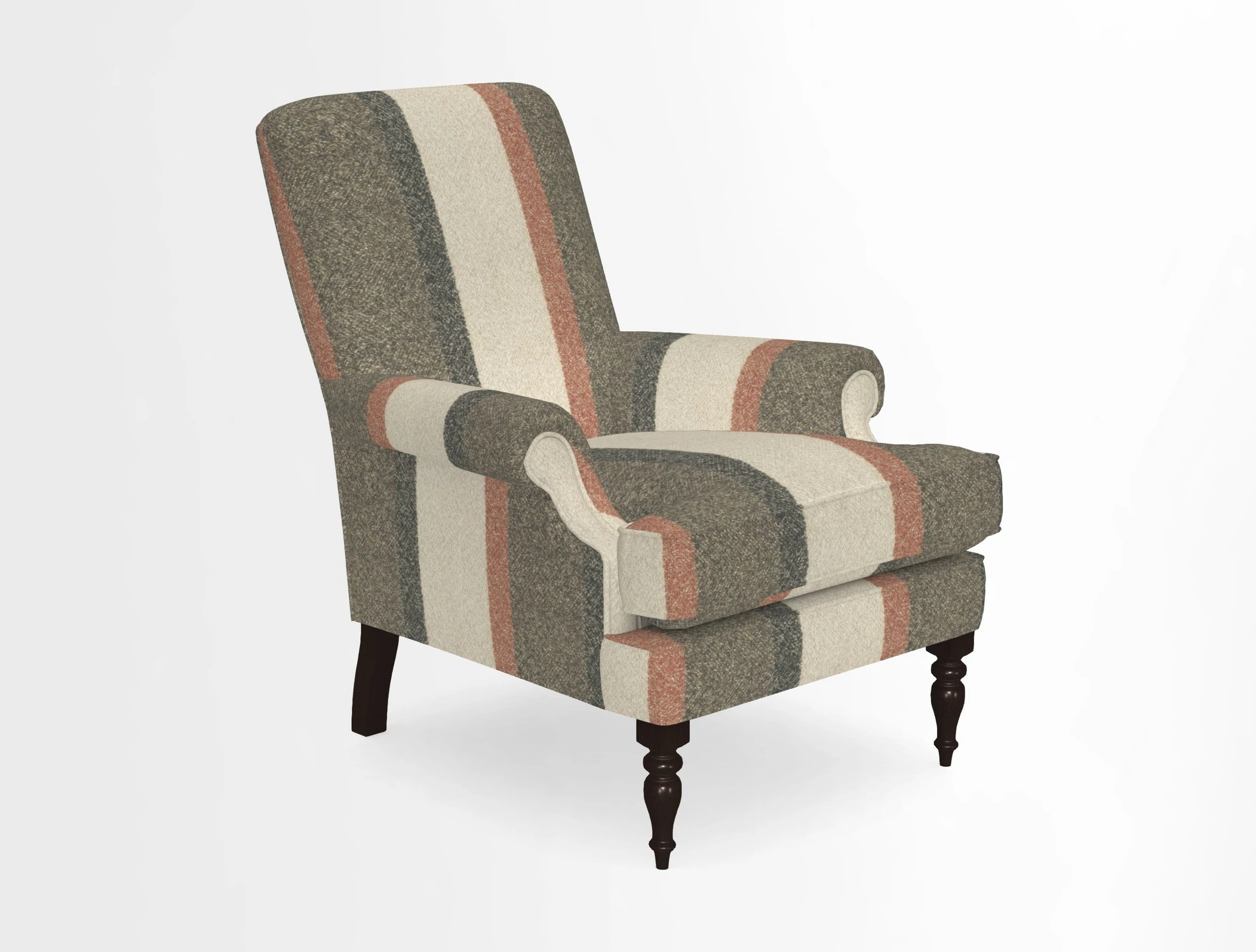 Thistle Chair in Indigo & Wills Morocco Epic Blue