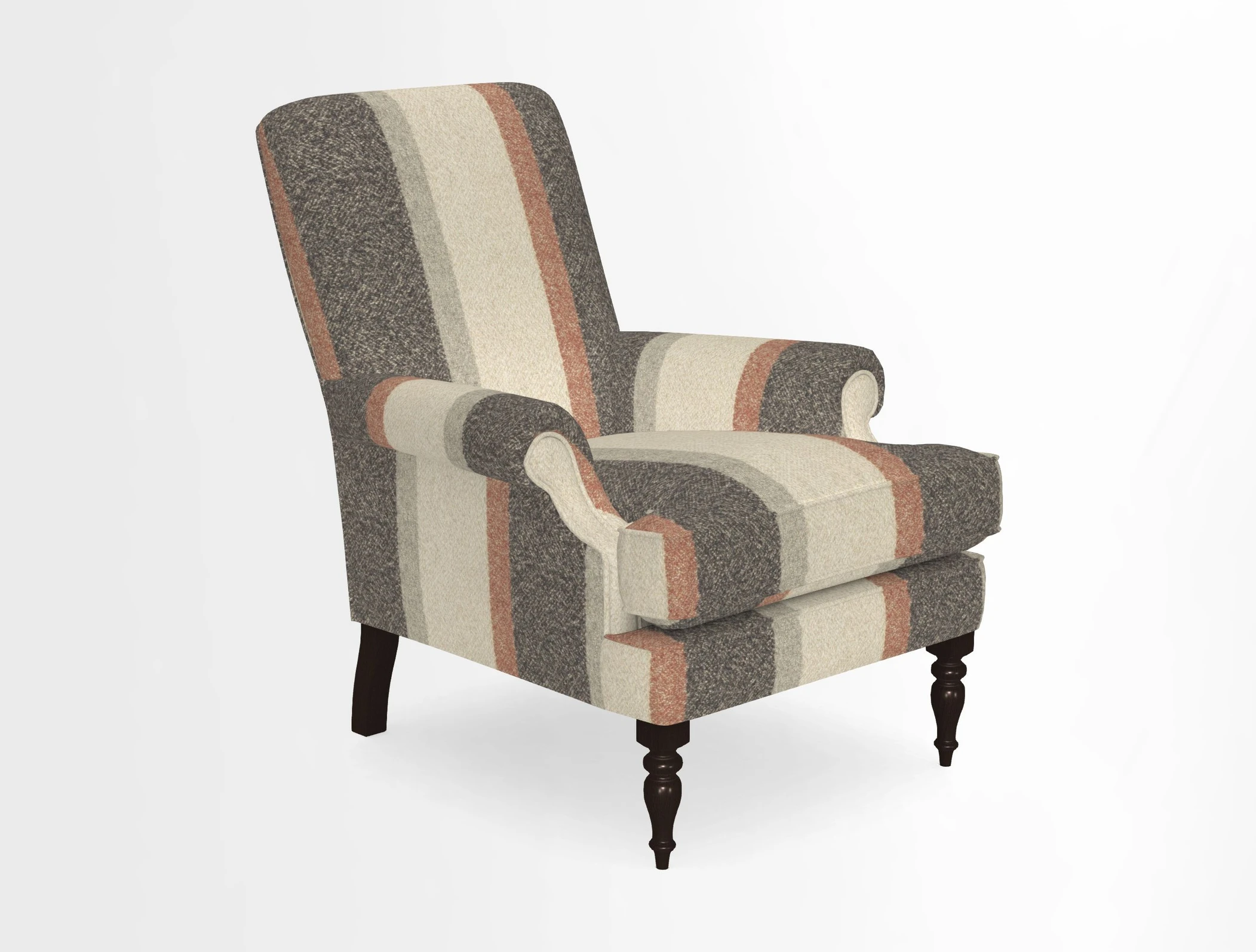 Thistle Chair in Indigo & Wills Morocco Epic Blue