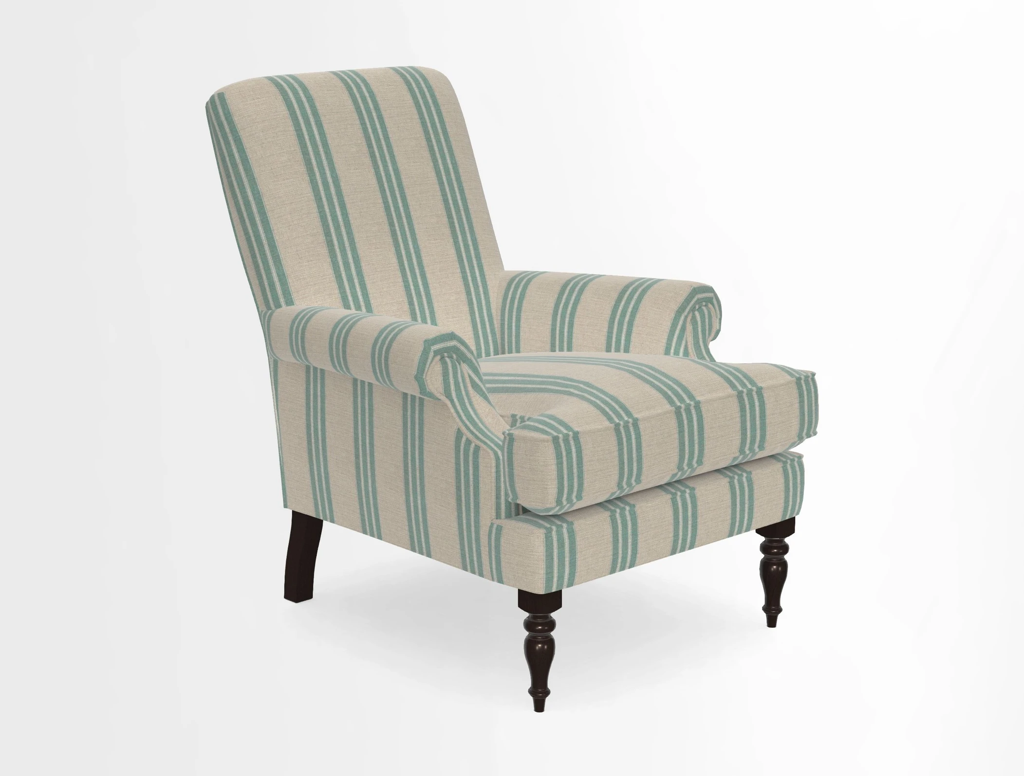 Thistle Chair in Indigo & Wills Morocco Epic Blue