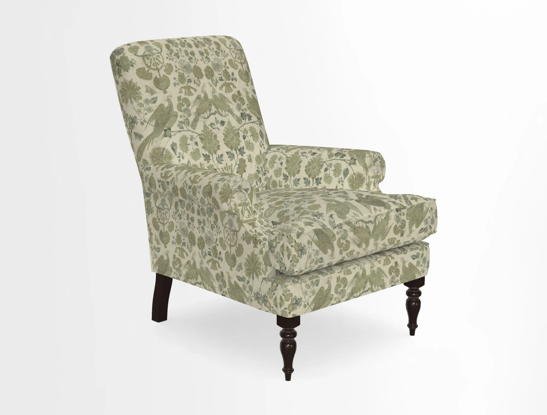 Thistle Chair in Indigo & Wills Morocco Epic Blue