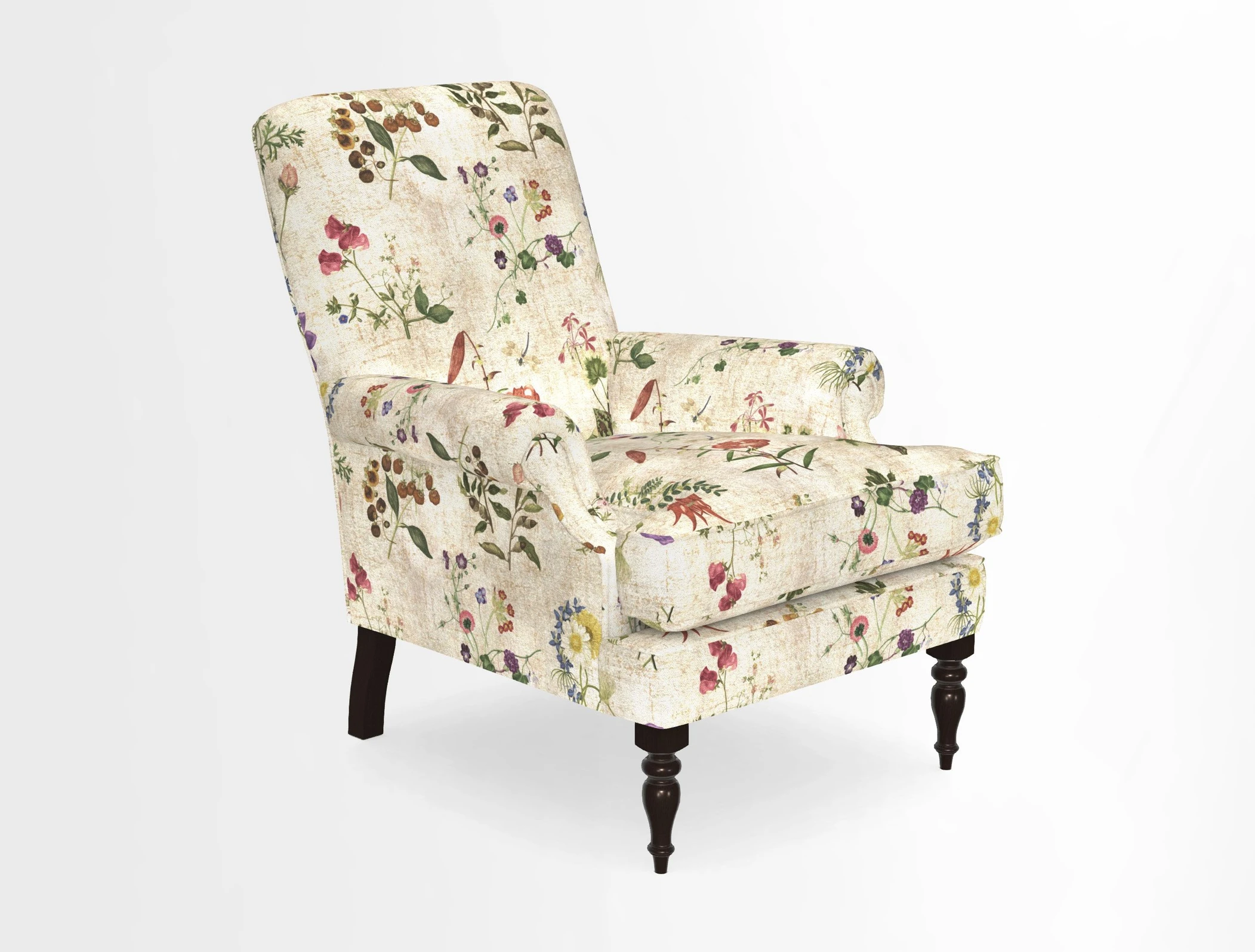 Thistle Chair in Indigo & Wills Morocco Epic Blue