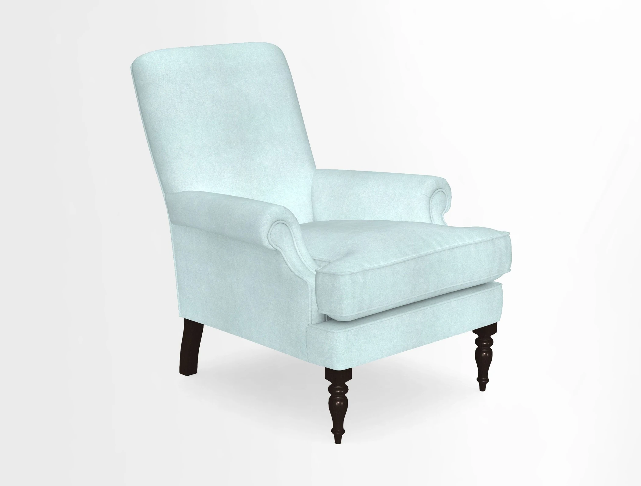 Thistle Chair in Indigo & Wills Morocco Epic Blue