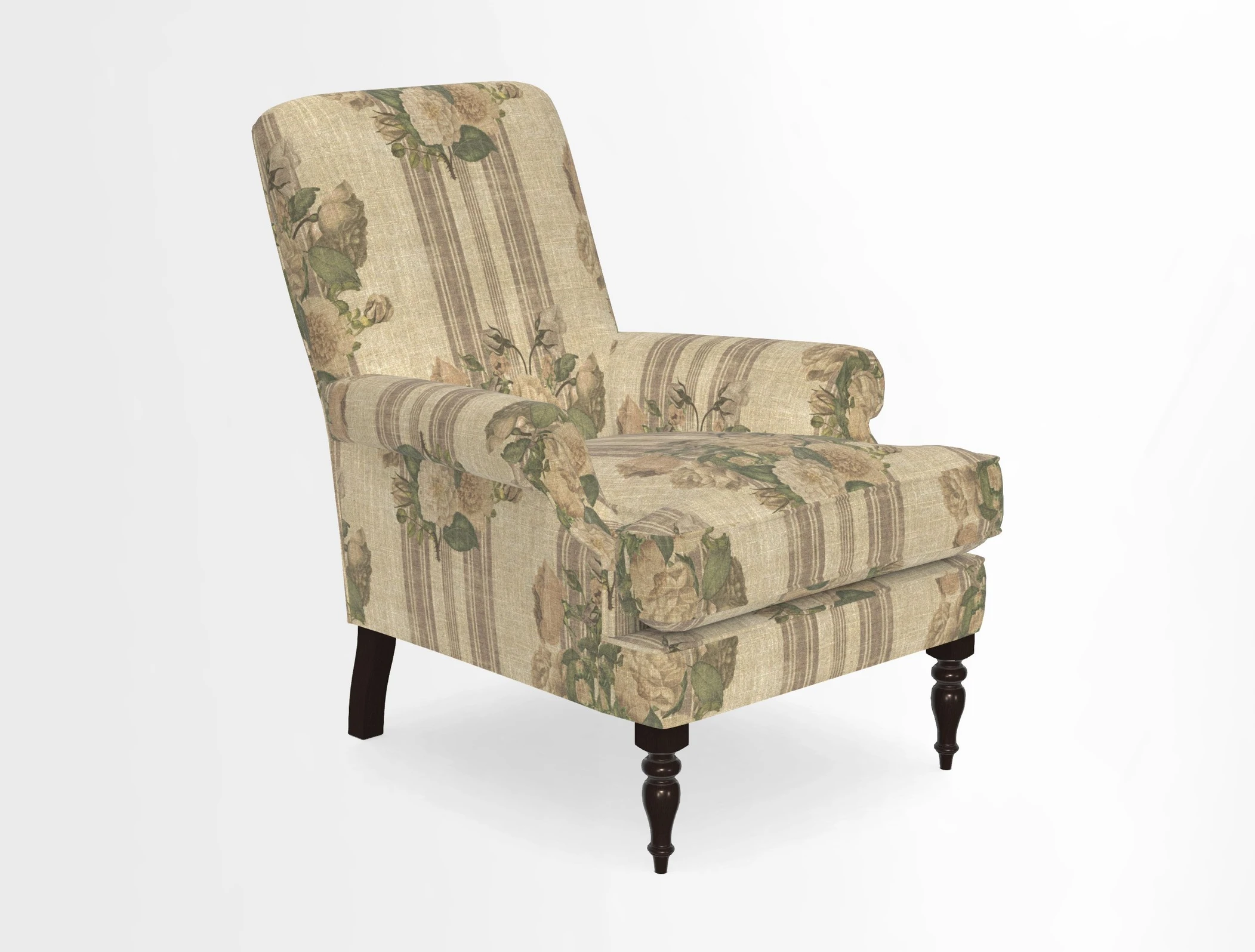 Thistle Chair in Indigo & Wills Morocco Epic Blue