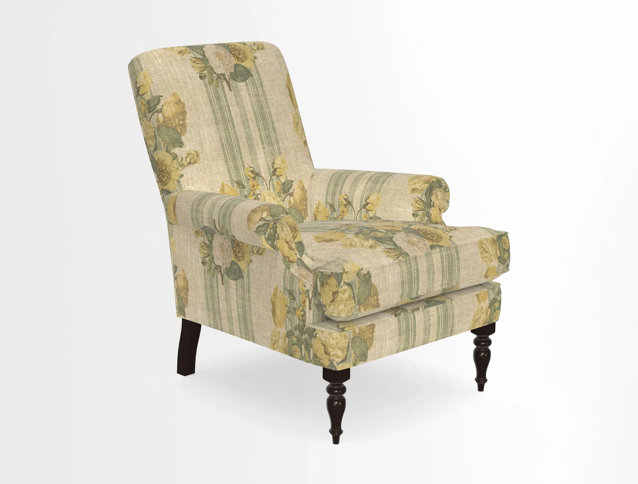Thistle Chair in Indigo & Wills Morocco Epic Blue