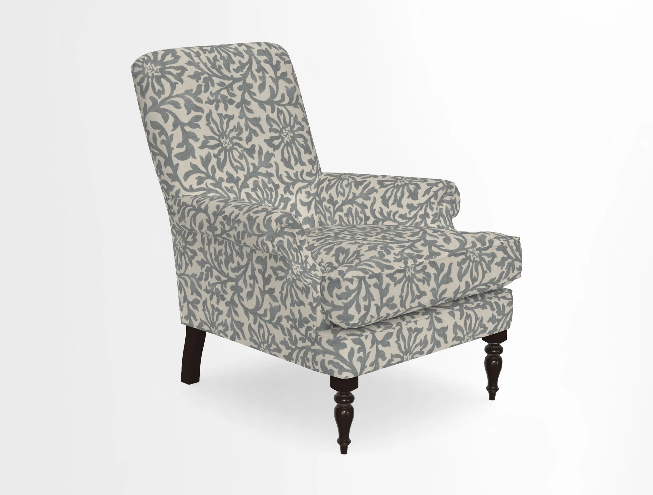 Thistle Chair in Indigo & Wills Morocco Epic Blue