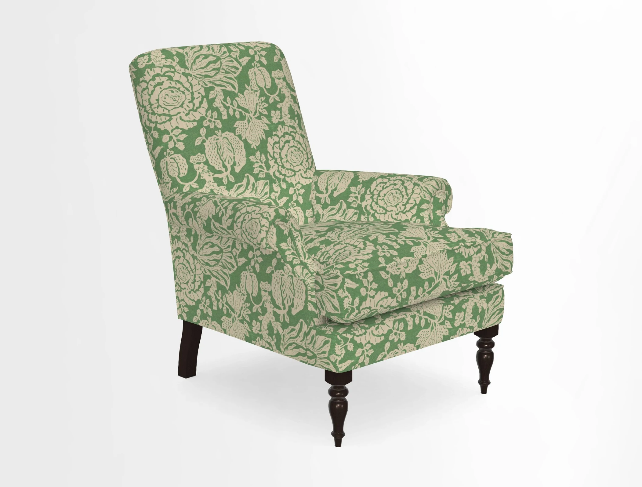 Thistle Chair in Indigo & Wills Morocco Epic Blue