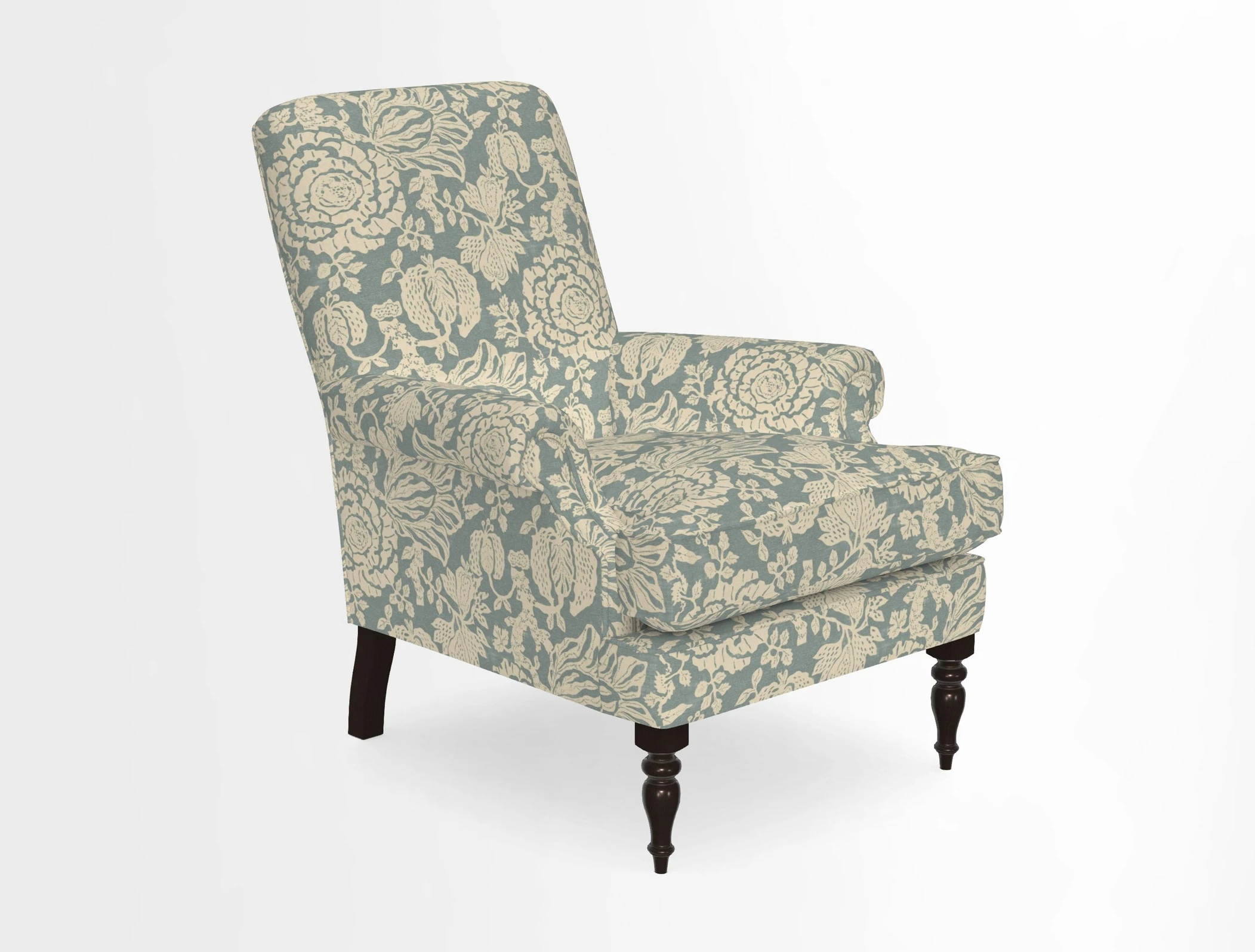 Thistle Chair in Indigo & Wills Morocco Epic Blue