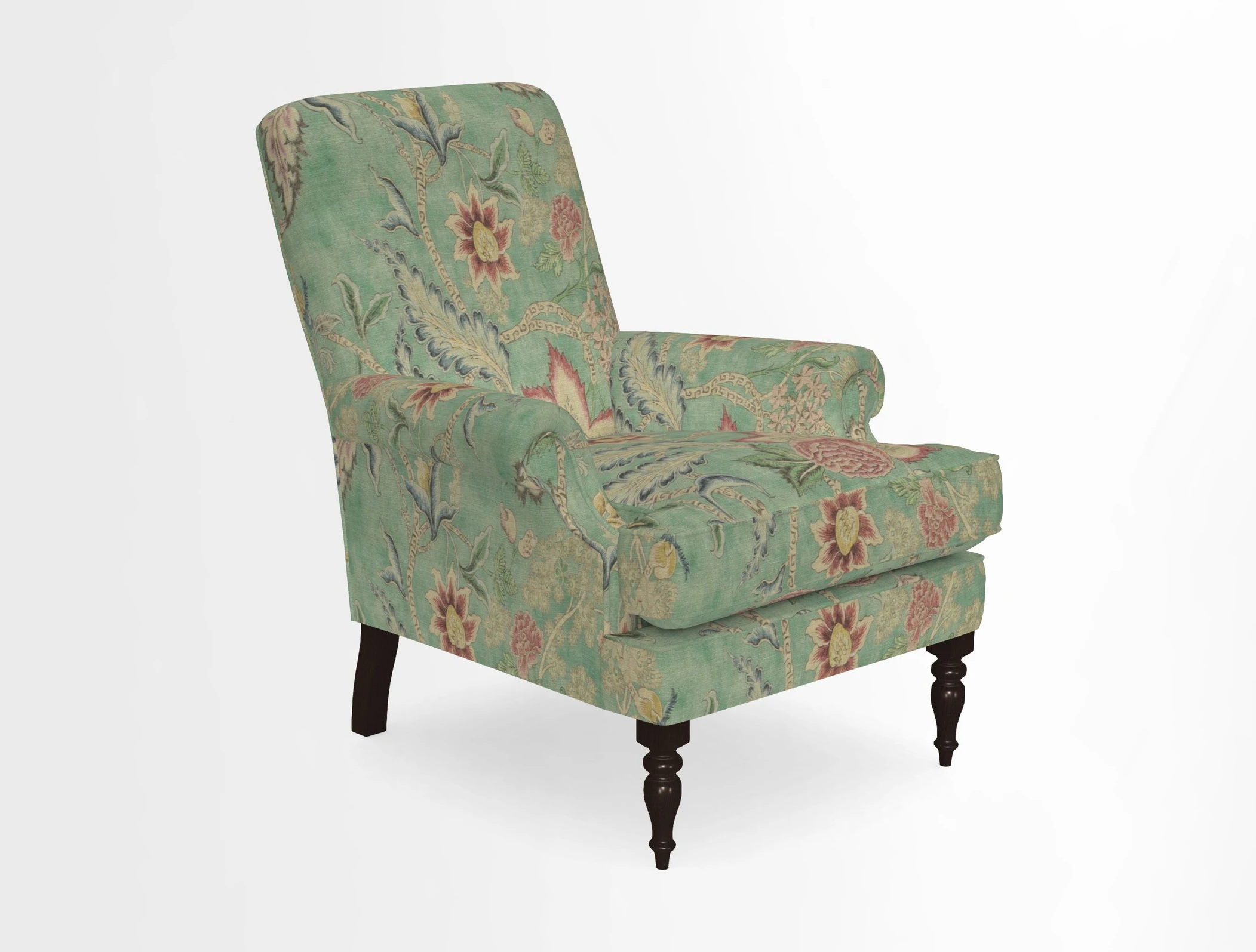 Thistle Chair in Indigo & Wills Morocco Epic Blue
