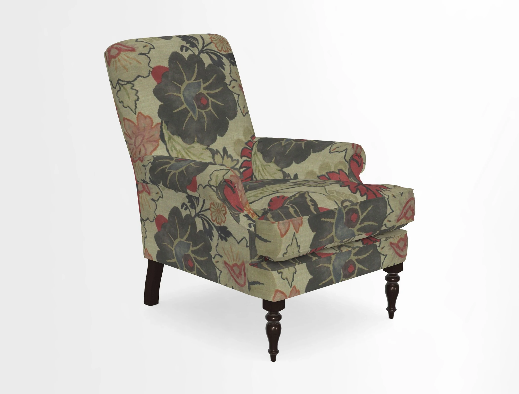 Thistle Chair in Indigo & Wills Morocco Epic Blue