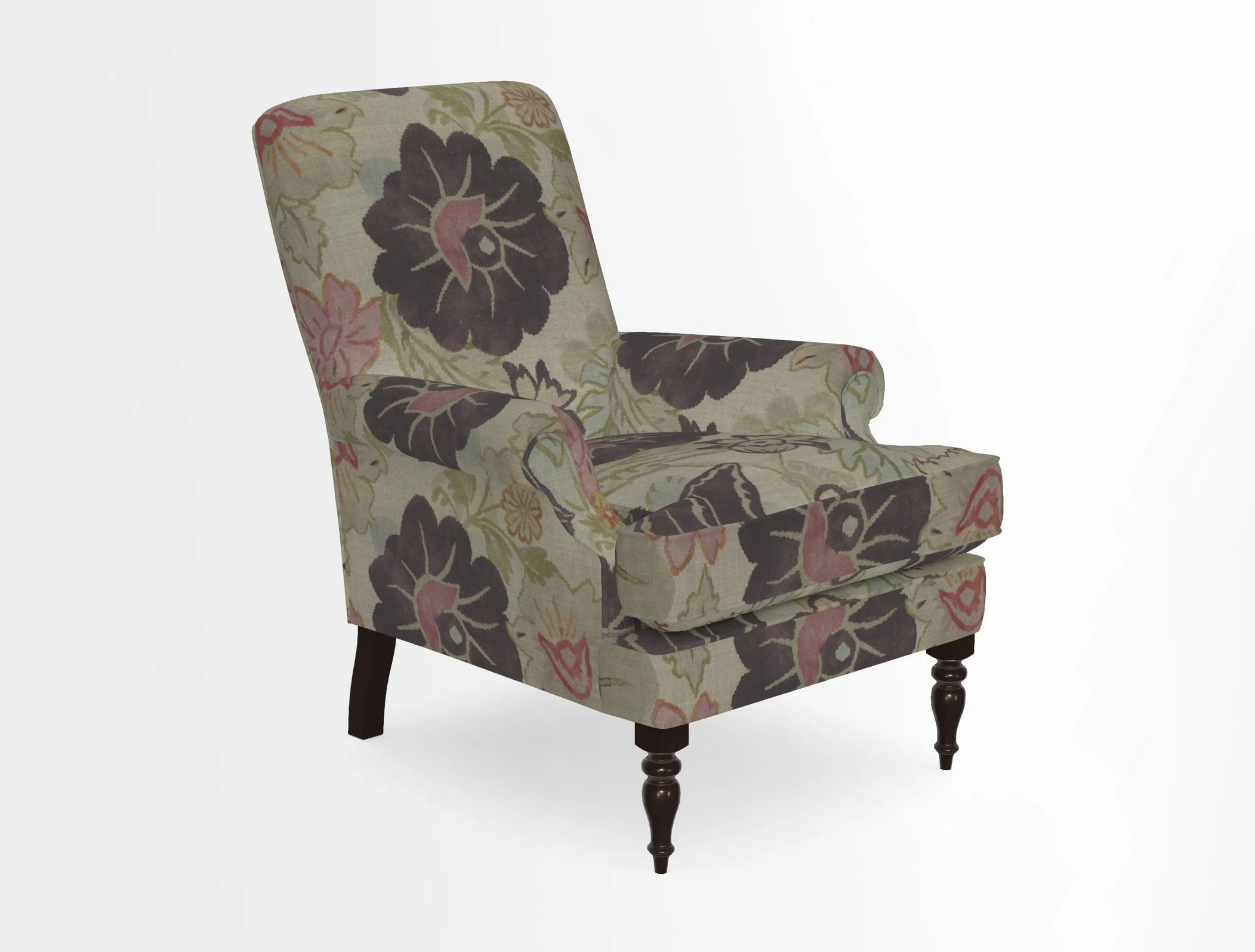 Thistle Chair in Indigo & Wills Morocco Epic Blue