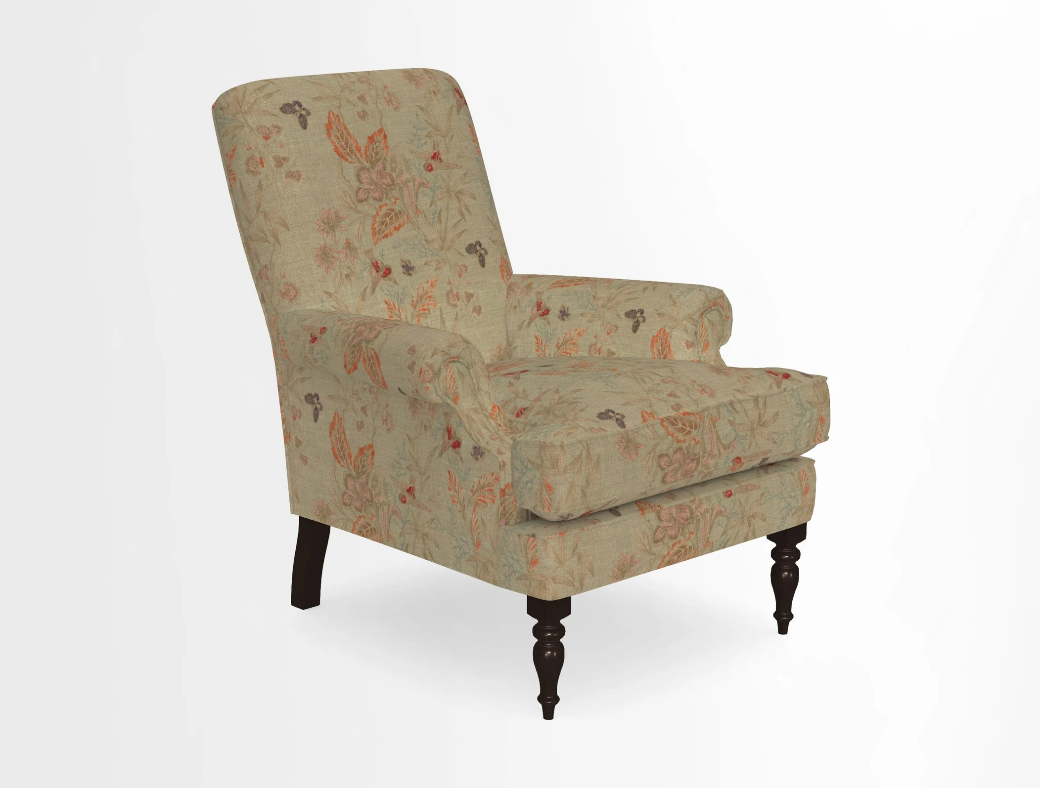 Thistle Chair in Indigo & Wills Morocco Epic Blue