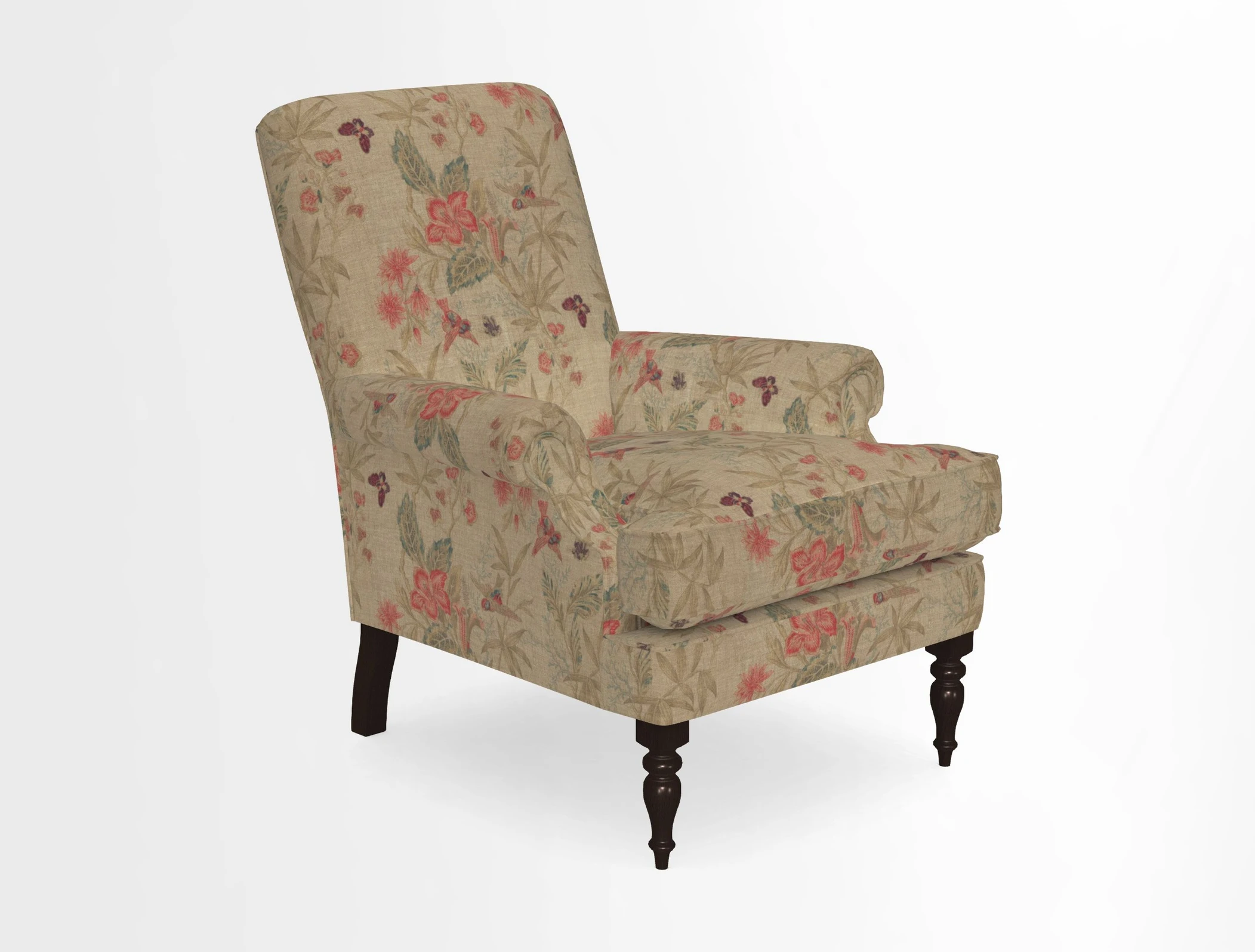 Thistle Chair in Indigo & Wills Morocco Epic Blue