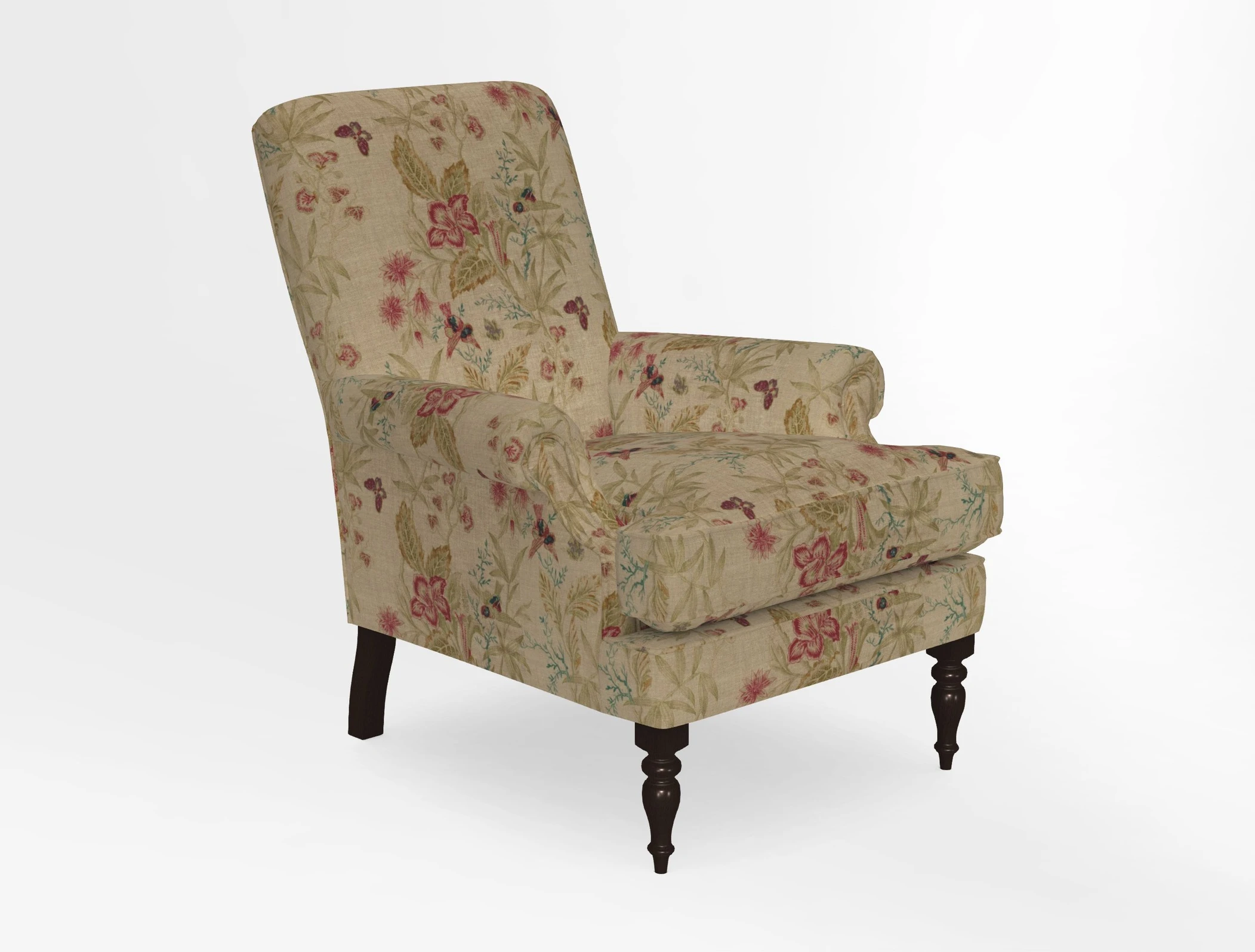 Thistle Chair in Indigo & Wills Morocco Epic Blue