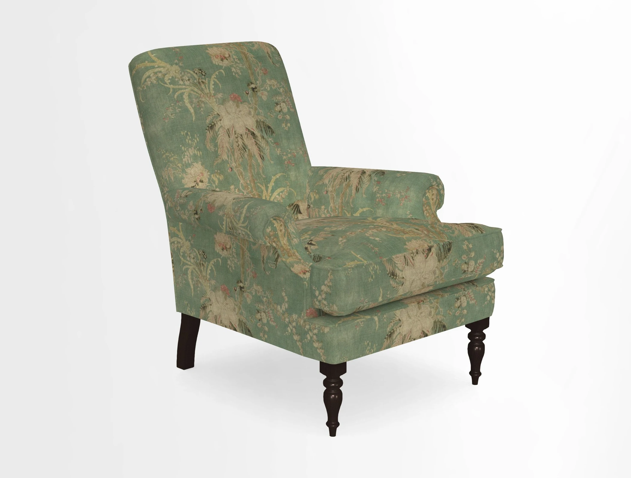 Thistle Chair in Indigo & Wills Morocco Epic Blue