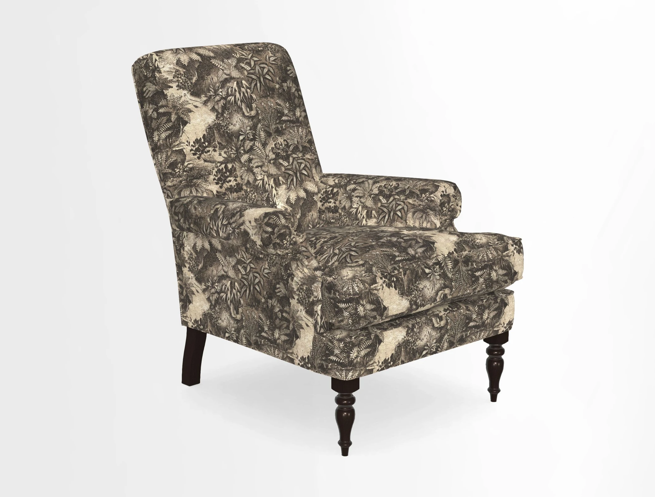 Thistle Chair in Indigo & Wills Morocco Epic Blue