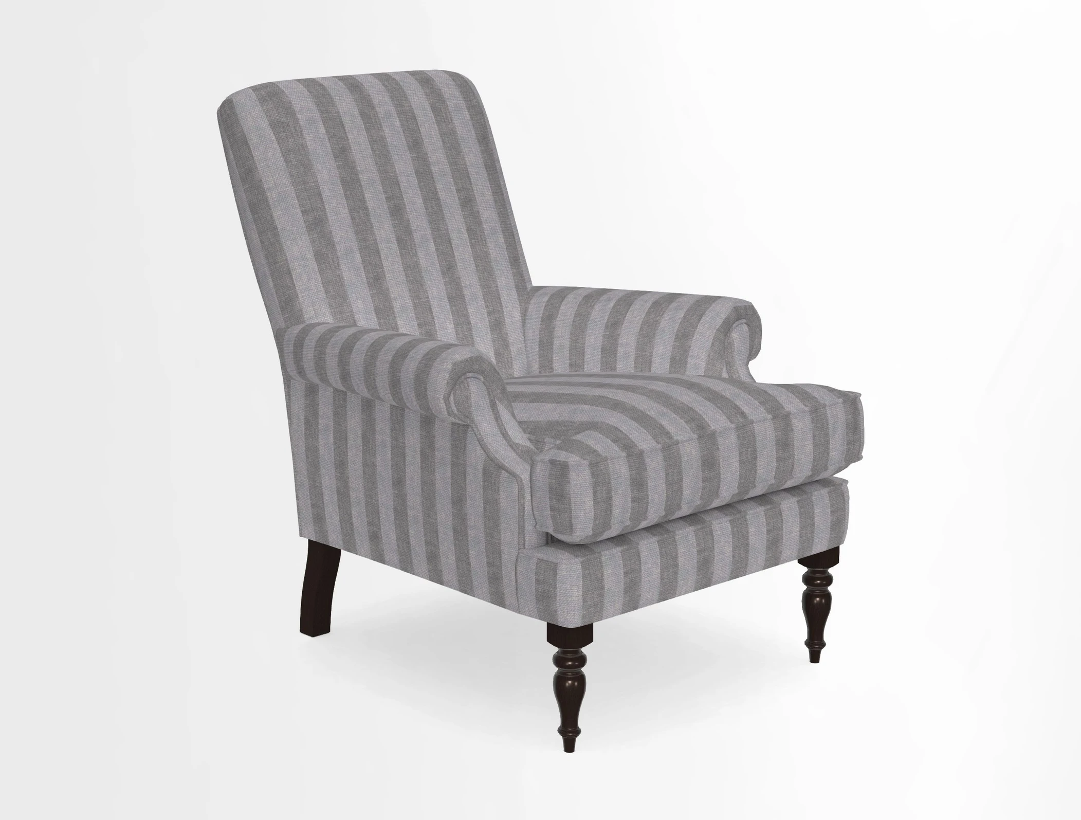 Thistle Chair in Indigo & Wills Morocco Epic Blue
