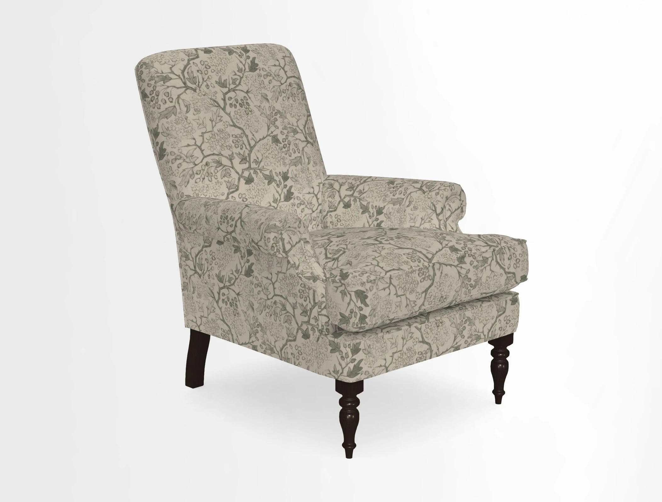 Thistle Chair in Indigo & Wills Morocco Epic Blue