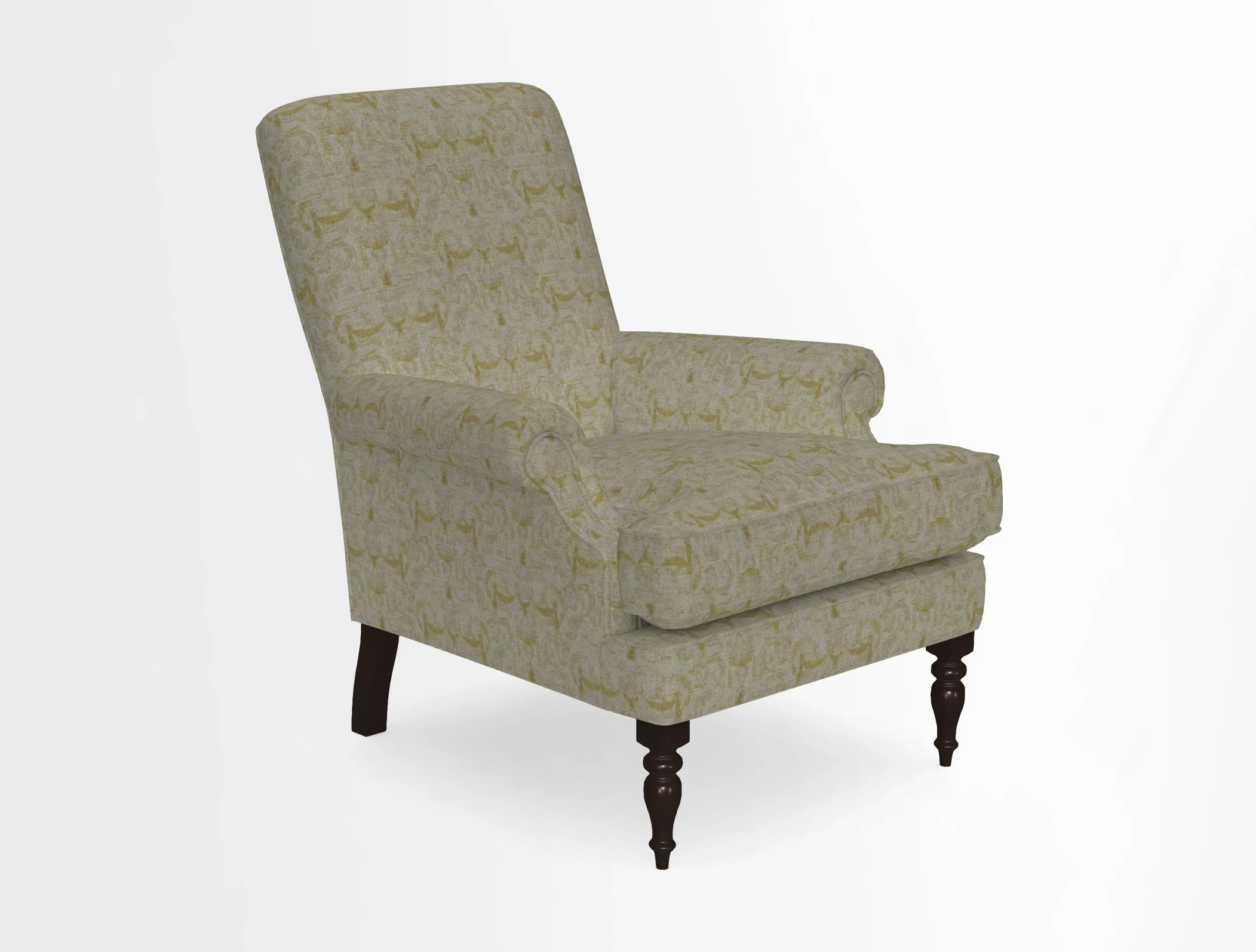 Thistle Chair in Indigo & Wills Morocco Epic Blue