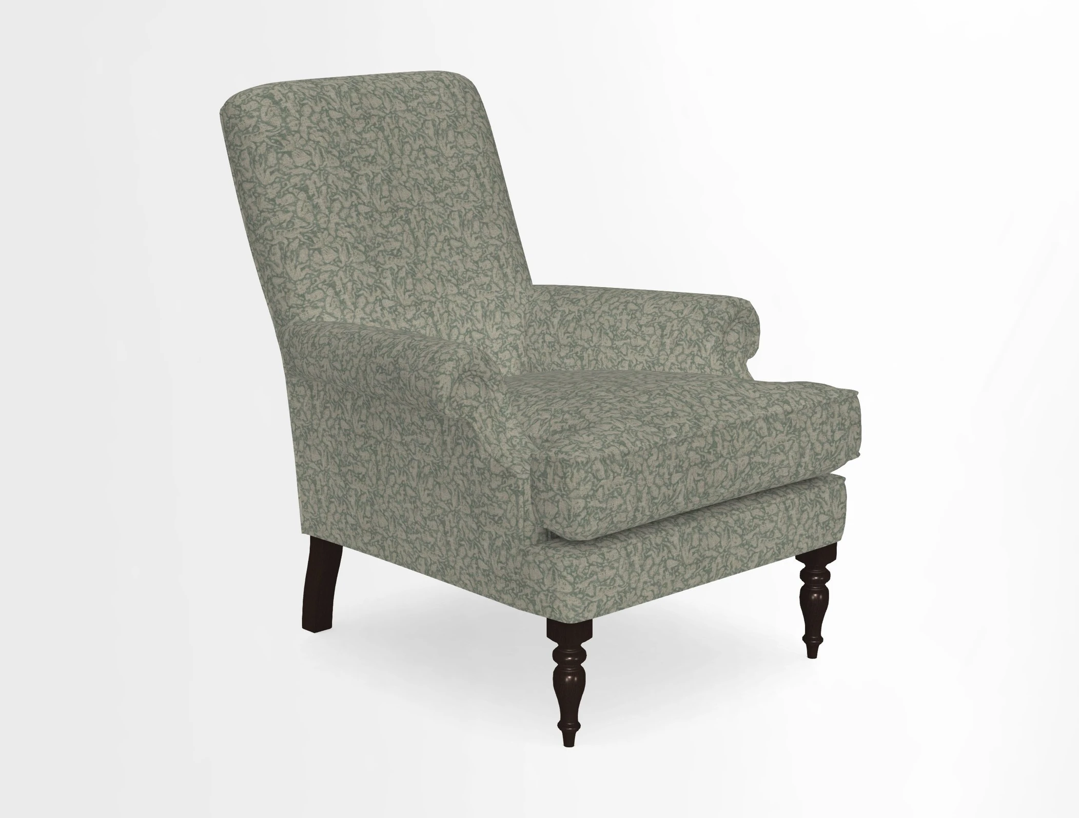 Thistle Chair in Indigo & Wills Morocco Epic Blue