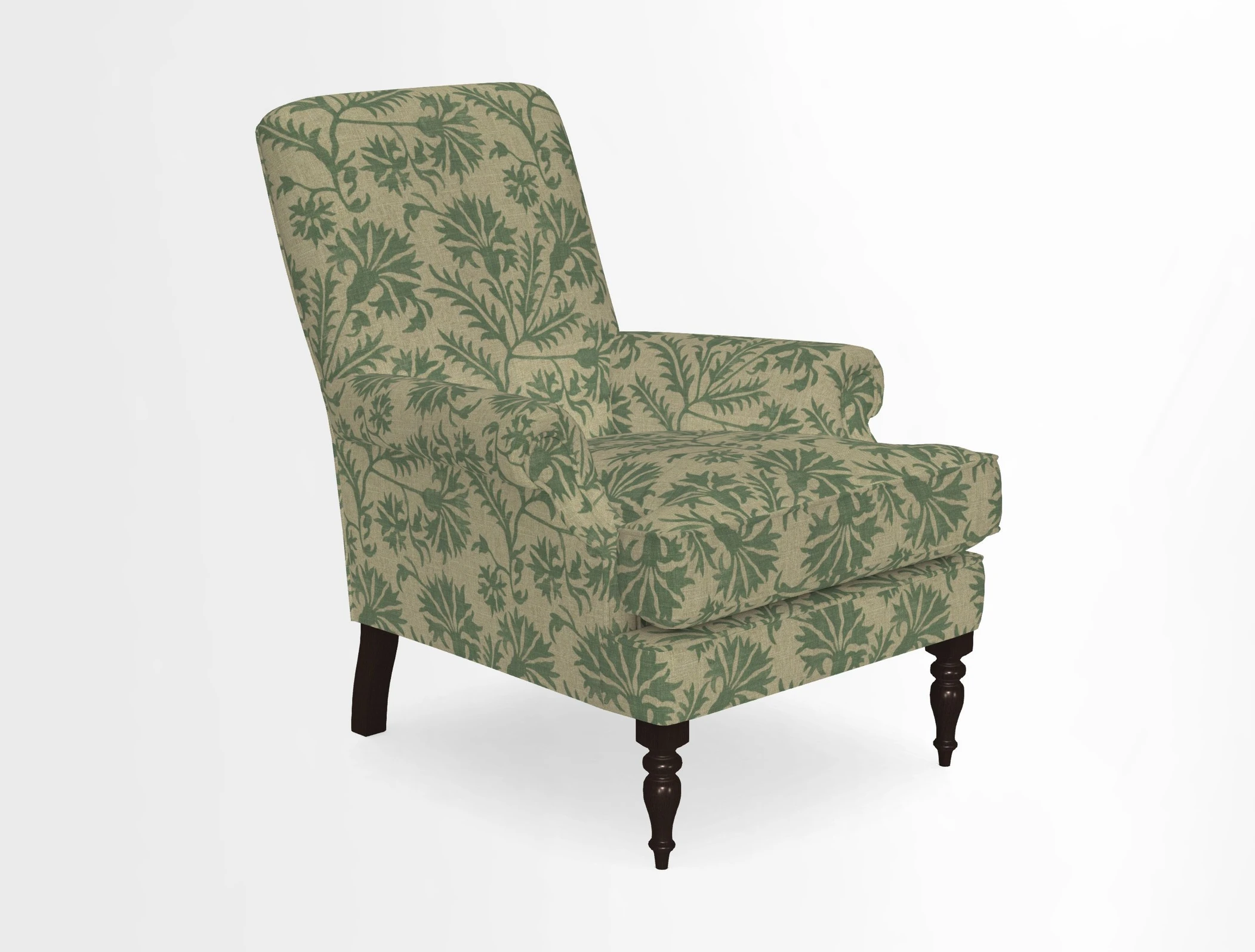 Thistle Chair in Indigo & Wills Morocco Epic Blue