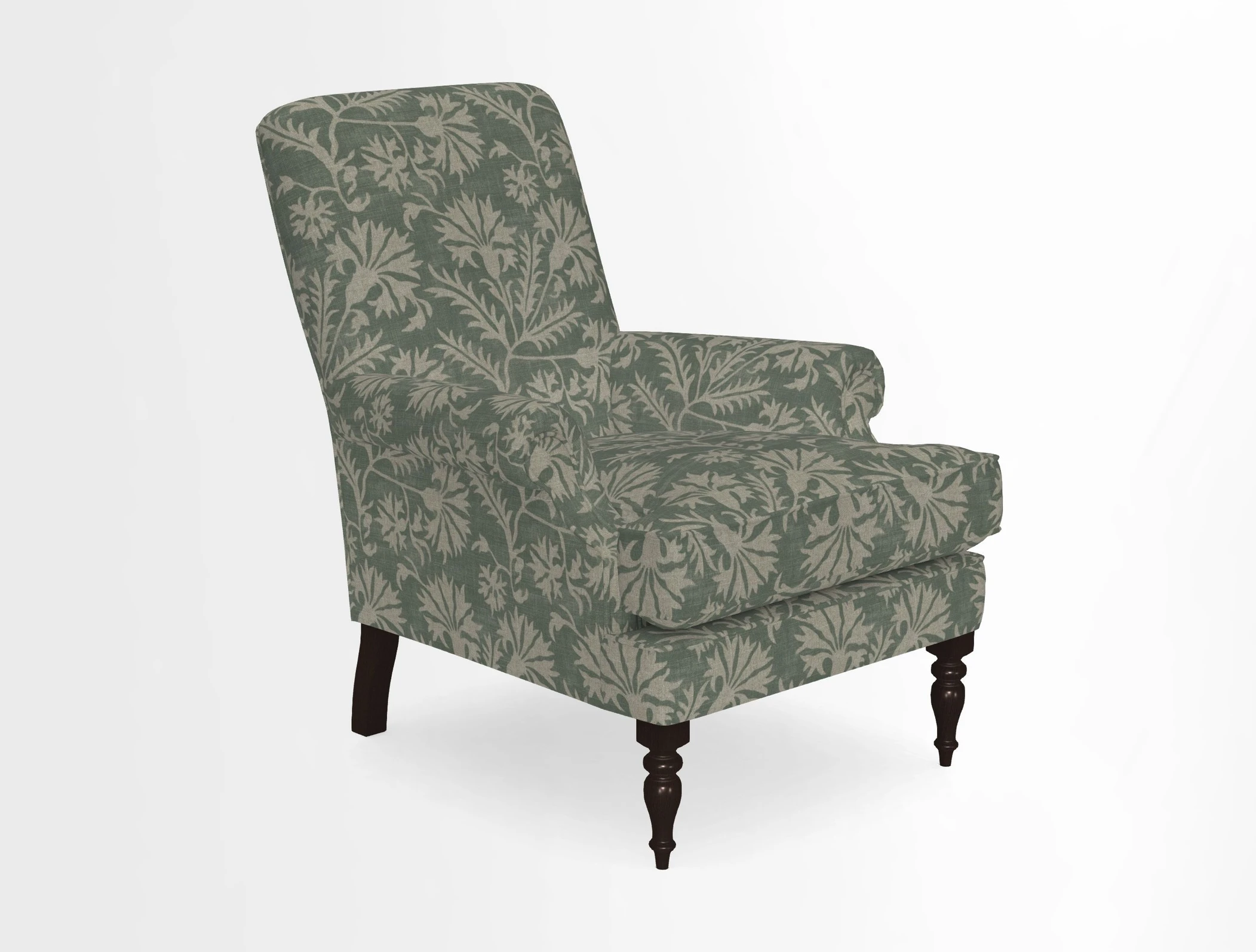 Thistle Chair in Indigo & Wills Morocco Epic Blue