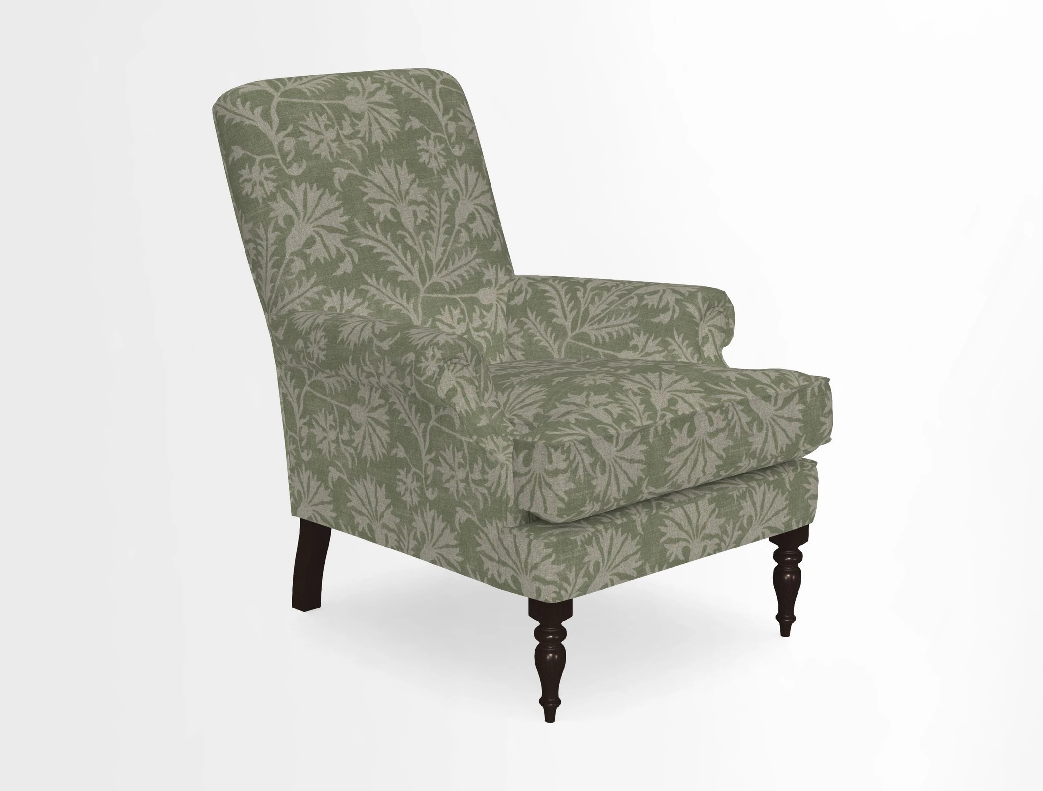 Thistle Chair in Indigo & Wills Morocco Epic Blue