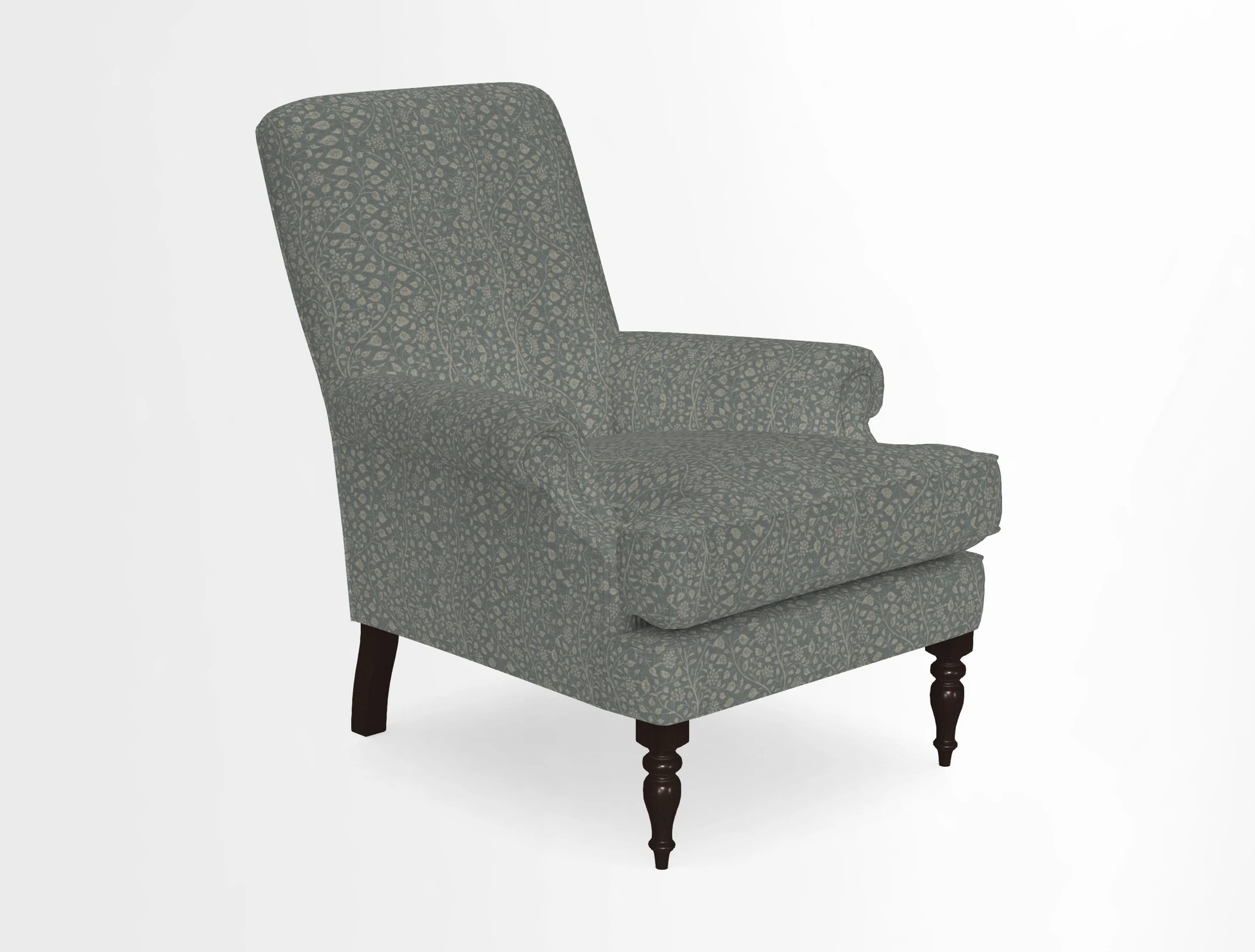 Thistle Chair in Indigo & Wills Morocco Epic Blue