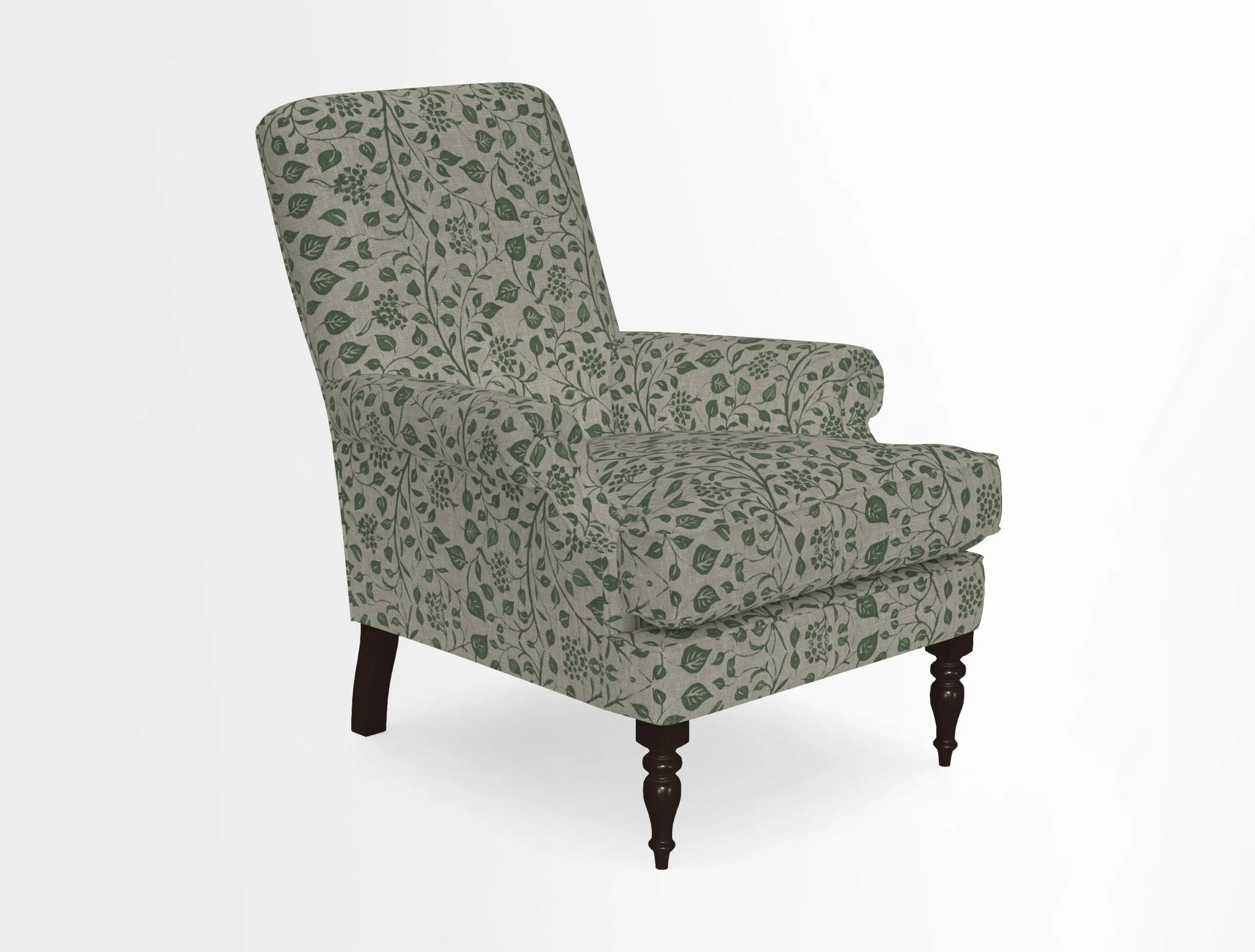 Thistle Chair in Indigo & Wills Morocco Epic Blue