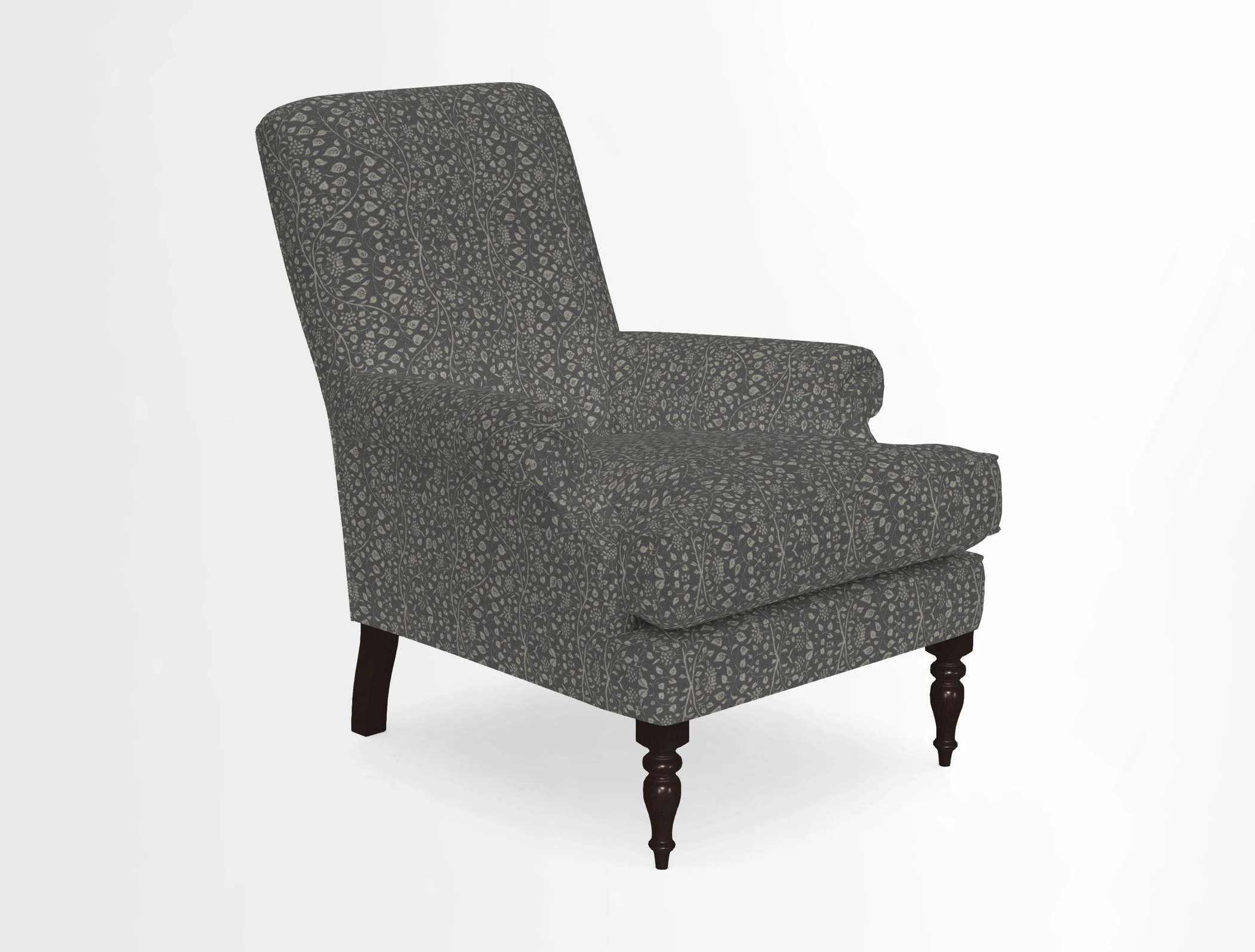 Thistle Chair in Indigo & Wills Morocco Epic Blue