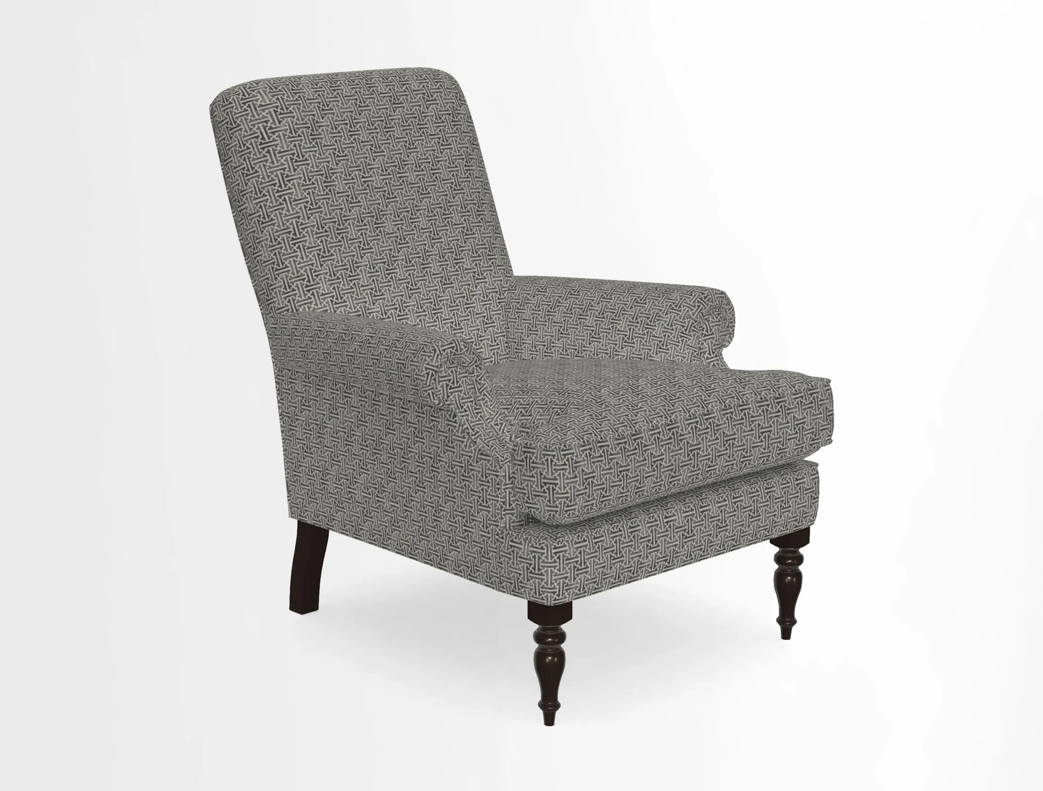 Thistle Chair in Indigo & Wills Morocco Epic Blue