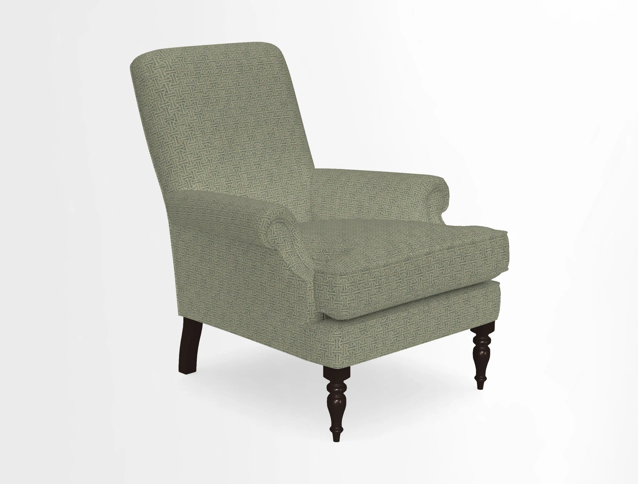 Thistle Chair in Indigo & Wills Morocco Epic Blue