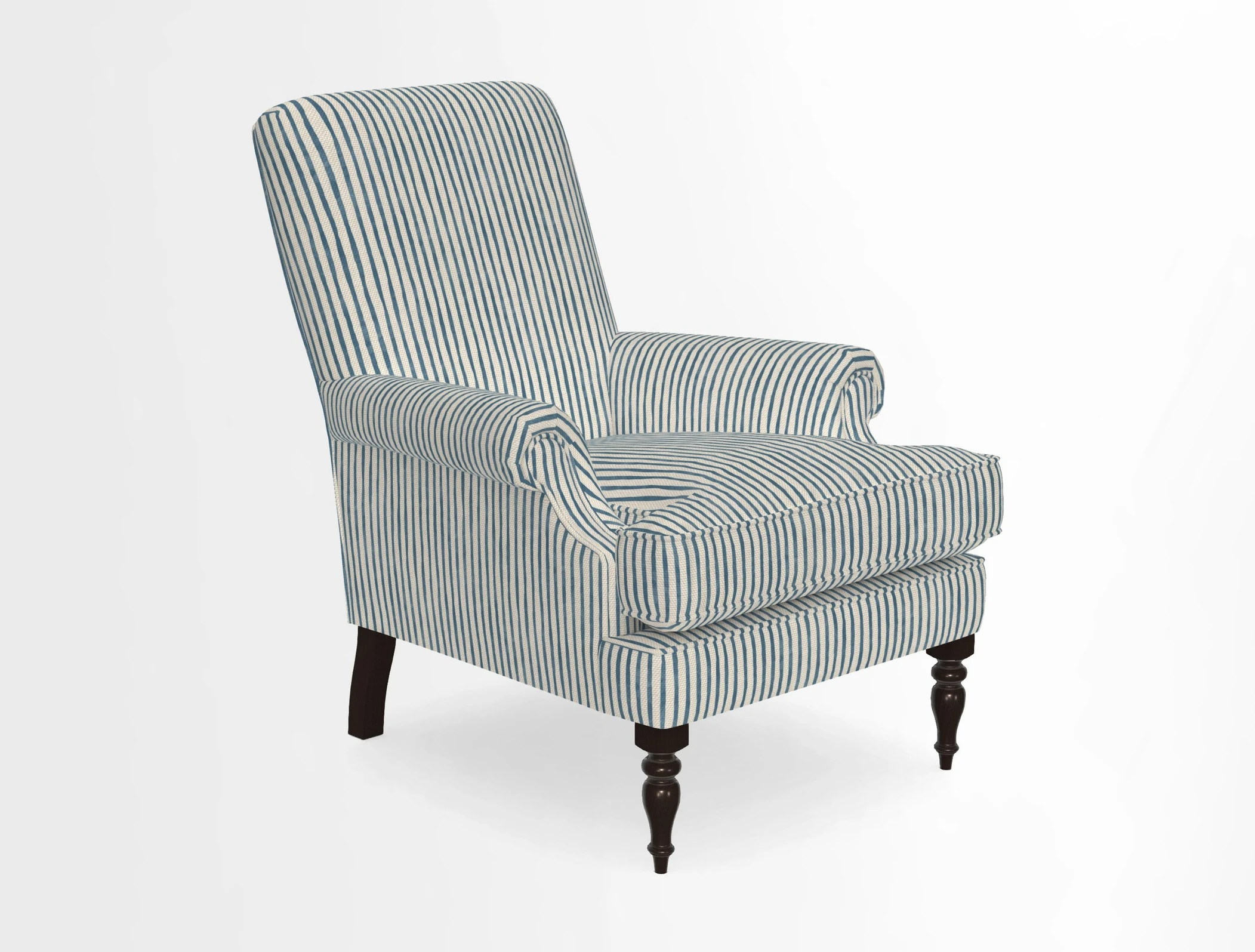 Thistle Chair in Indigo & Wills Morocco Epic Blue