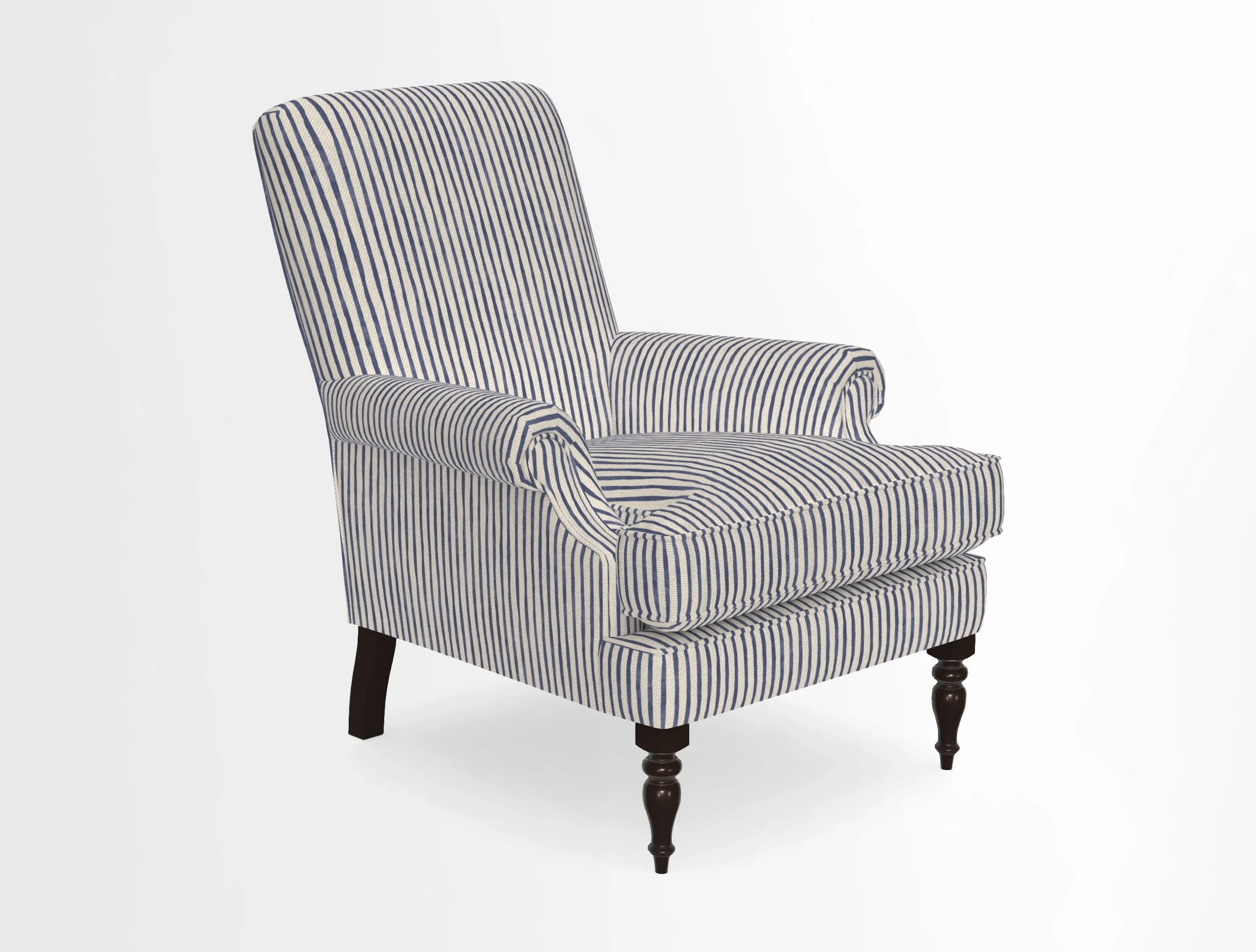 Thistle Chair in Indigo & Wills Morocco Epic Blue
