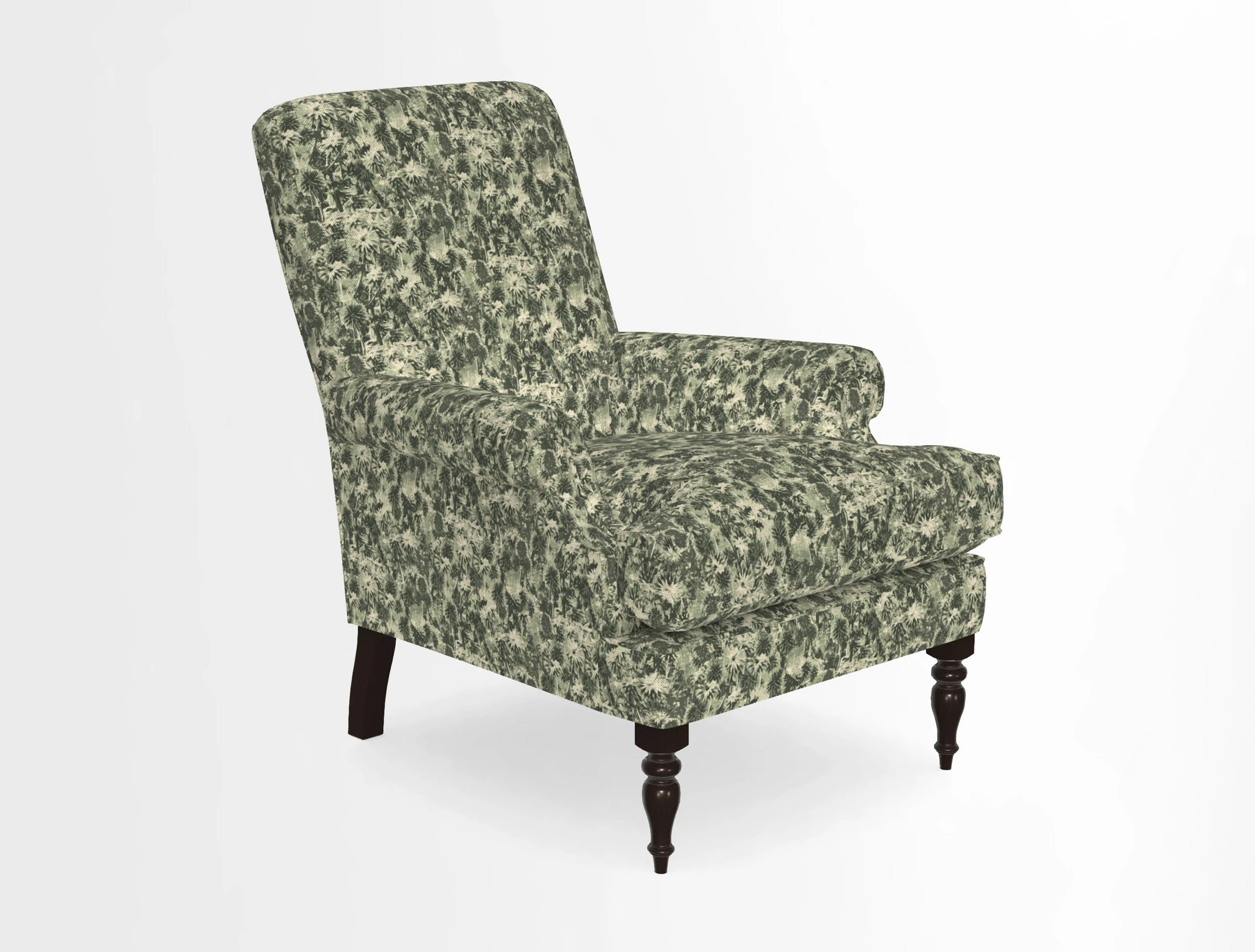 Thistle Chair in Indigo & Wills Morocco Epic Blue