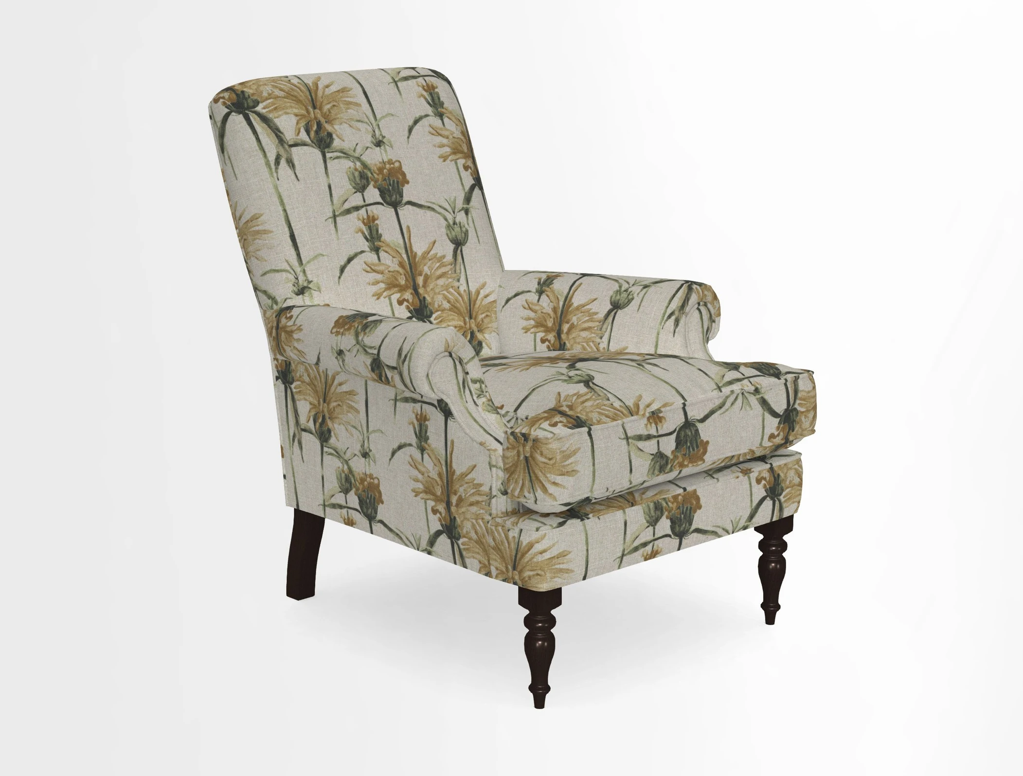 Thistle Chair in Indigo & Wills Morocco Epic Blue