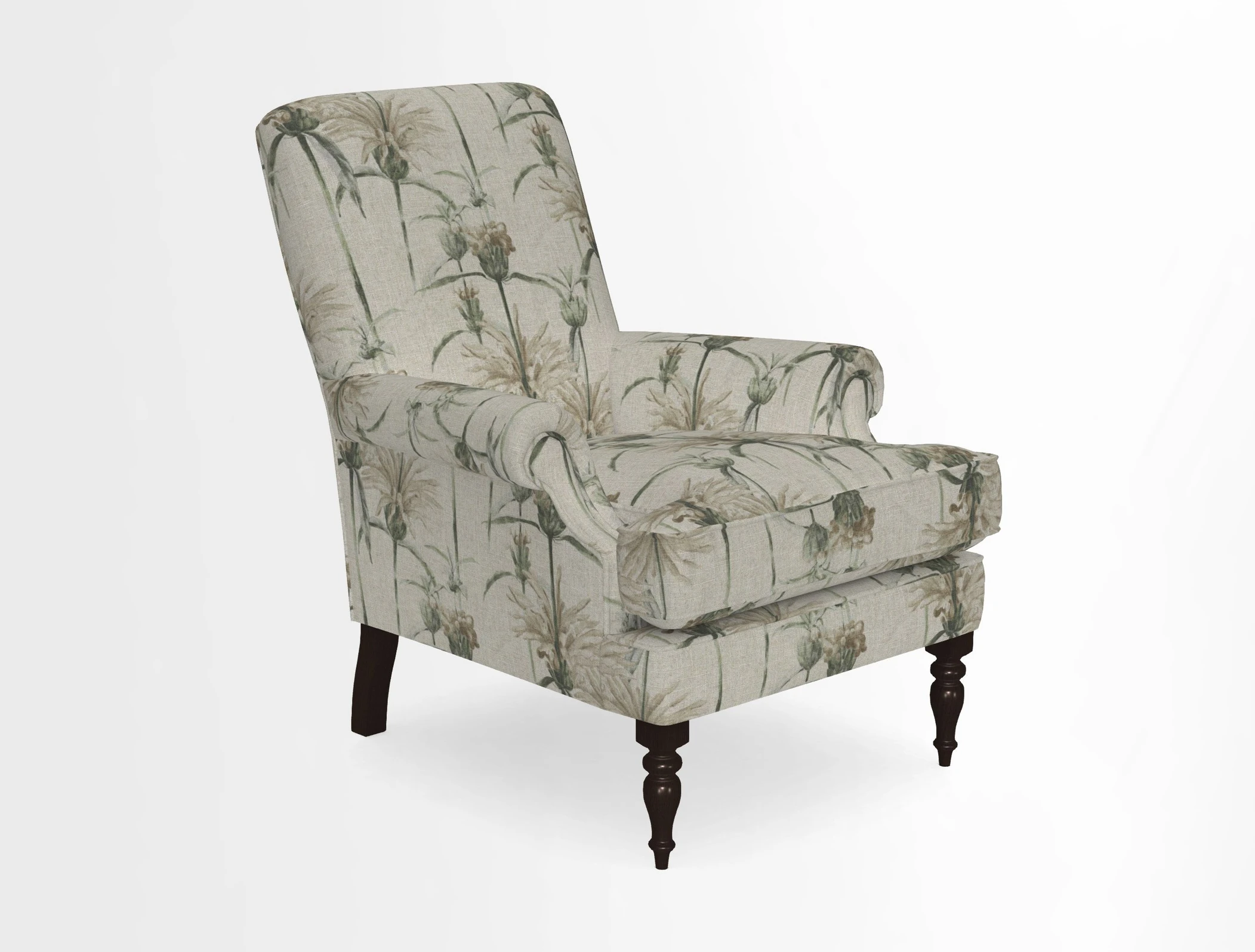 Thistle Chair in Indigo & Wills Morocco Epic Blue