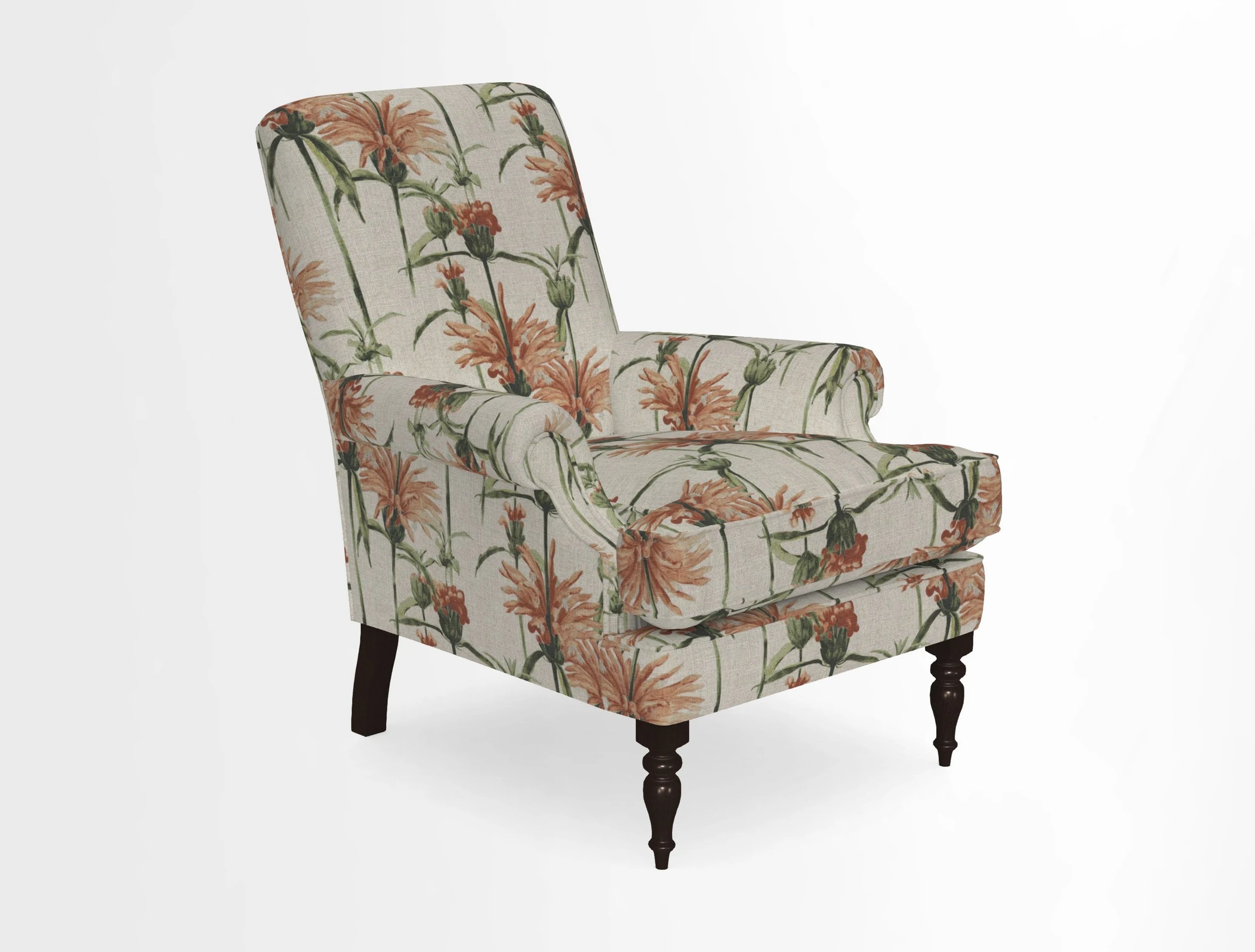 Thistle Chair in Indigo & Wills Morocco Epic Blue