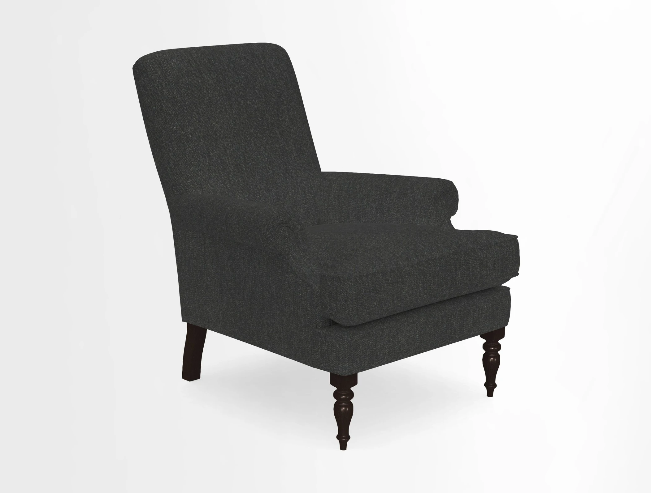 Thistle Chair in Indigo & Wills Morocco Epic Blue