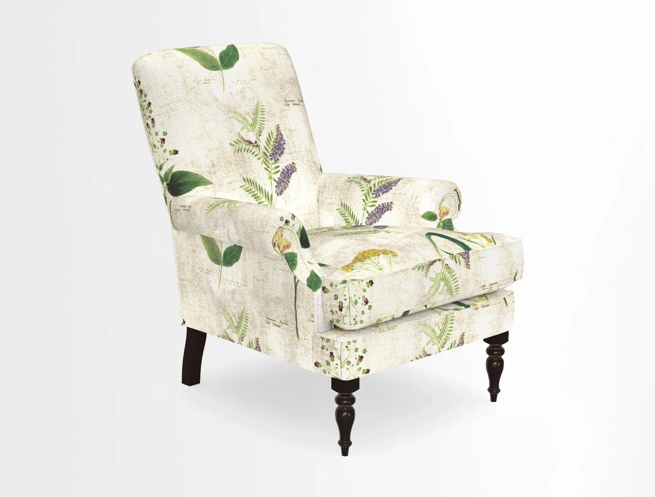 Thistle Chair in Indigo & Wills Morocco Epic Blue