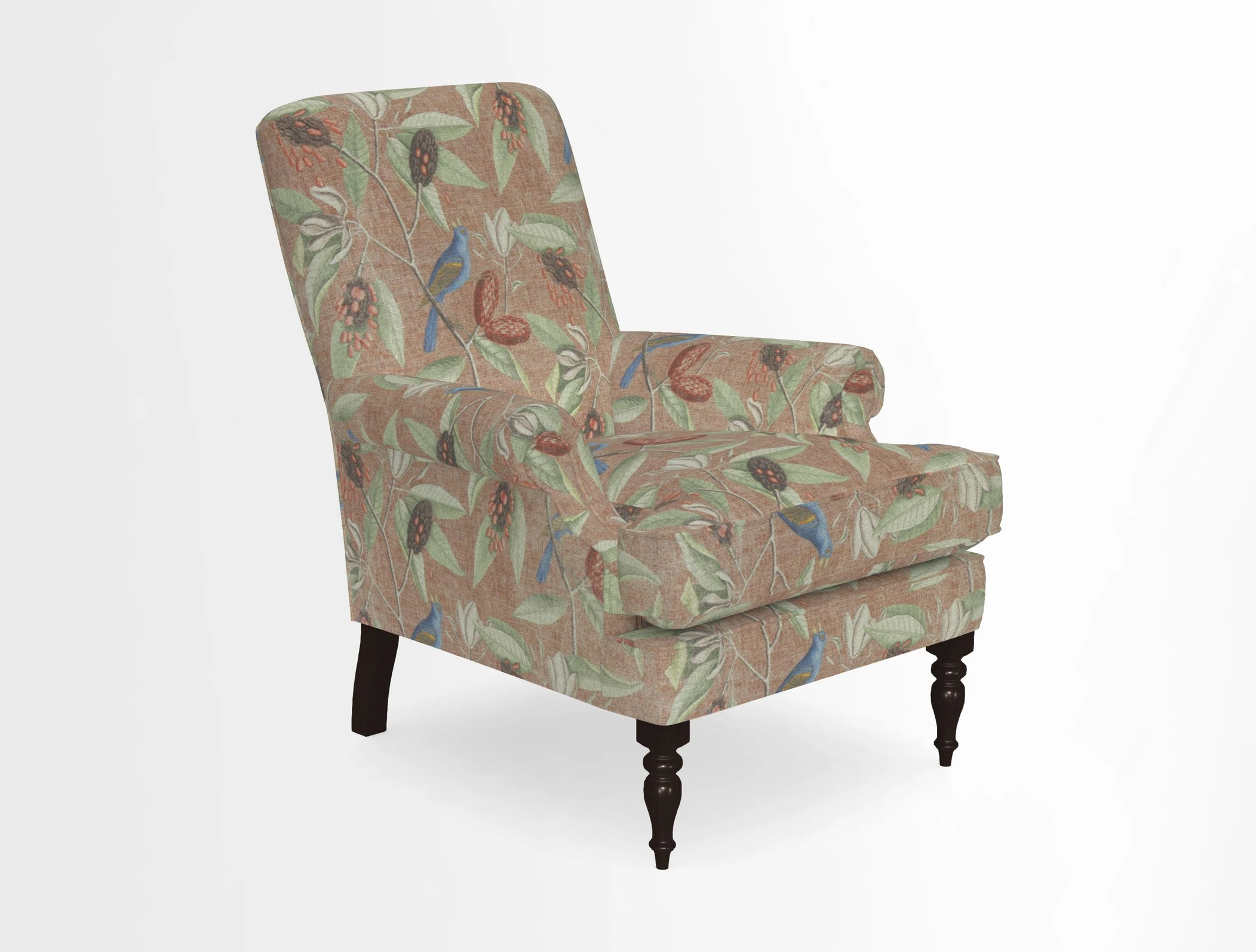 Thistle Chair in Indigo & Wills Morocco Epic Blue