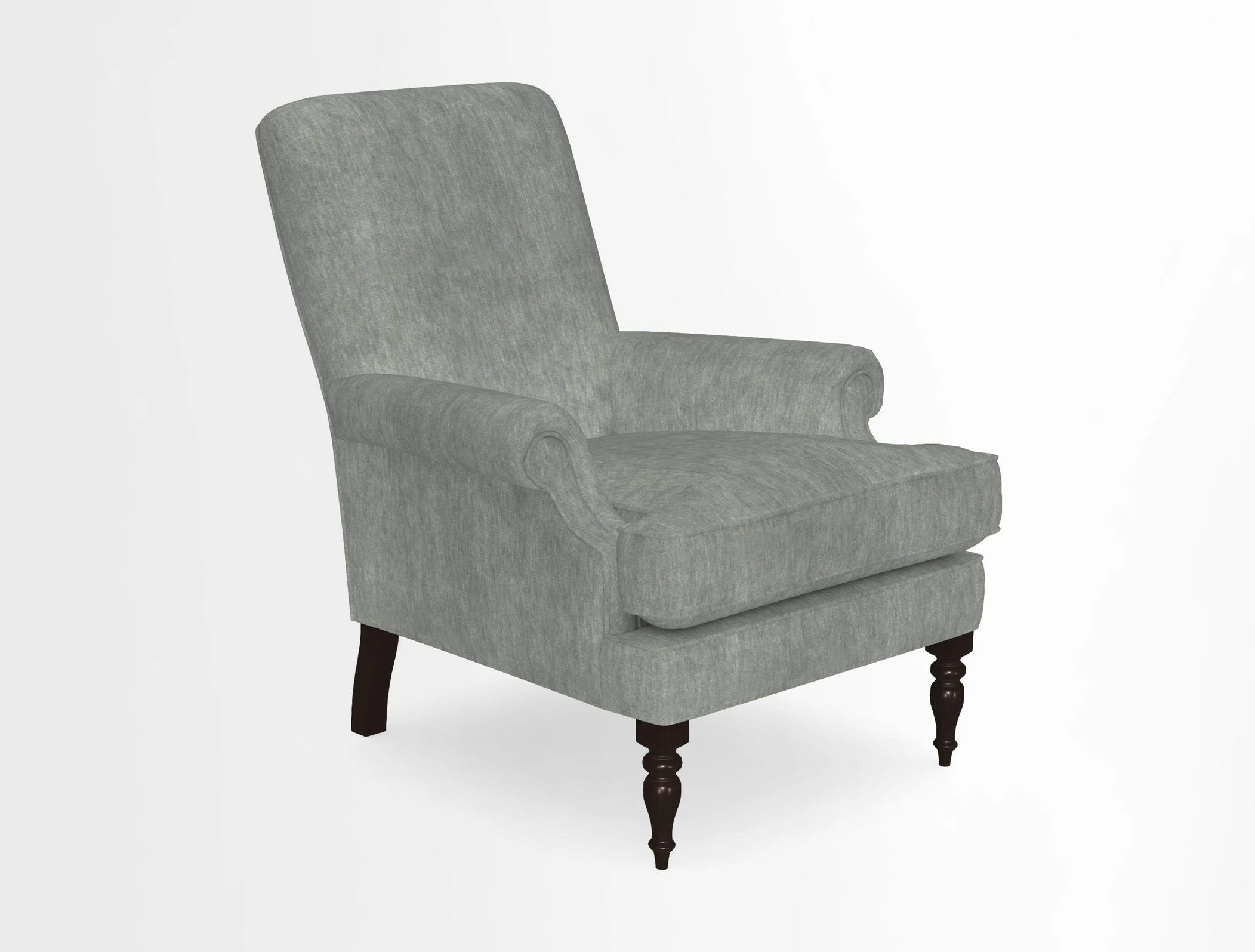 Thistle Chair in Indigo & Wills Morocco Epic Blue